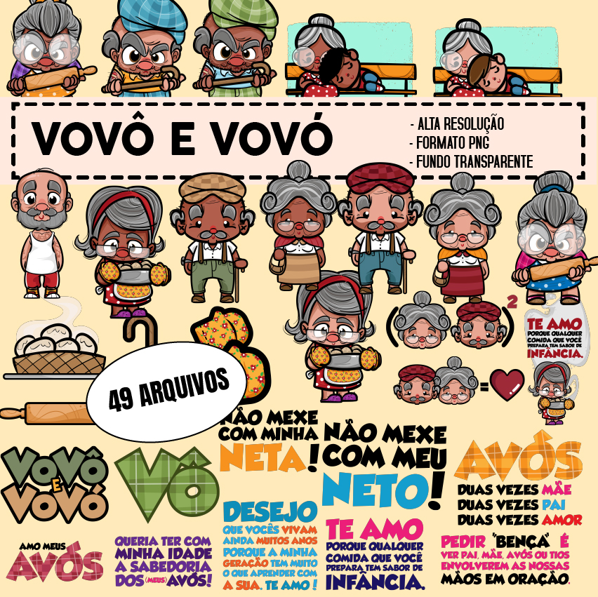 KIT DIGITAL VOVÔ E VOVÓ