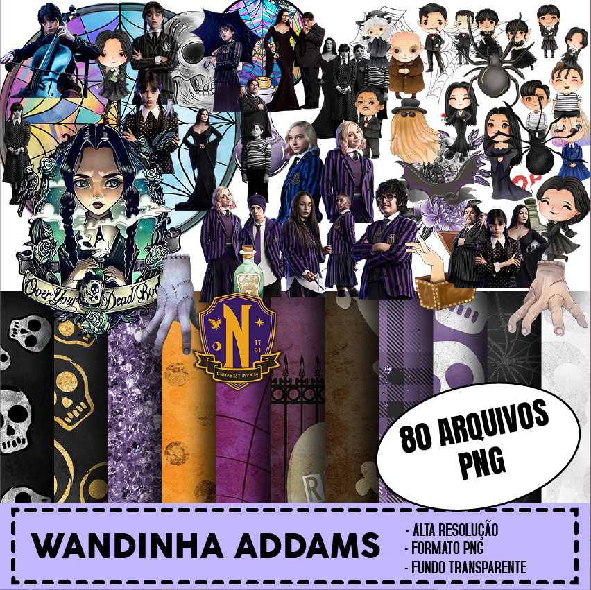 KIT DIGITAL WANDINHA ADDAMS