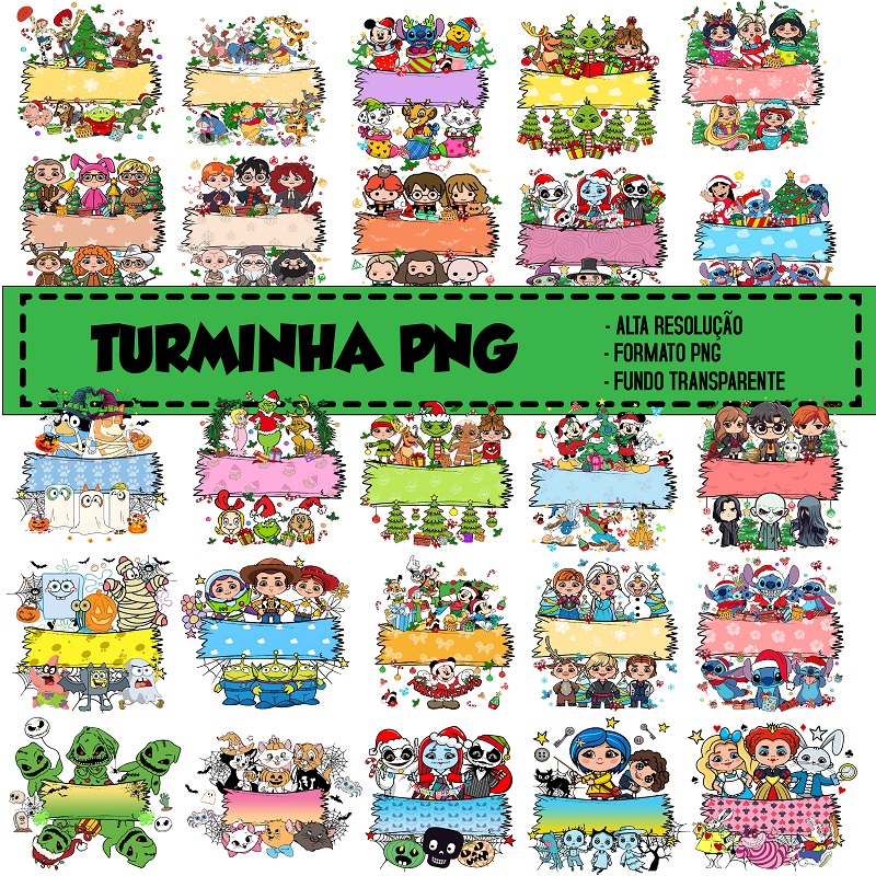 KIT DIGITAL TURMAS DE NATAL PNG