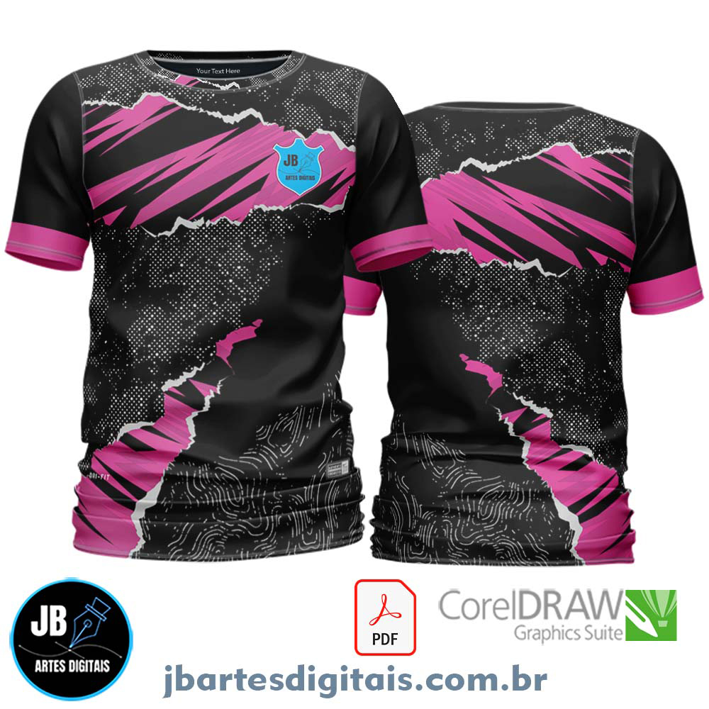 Arte camiseta Futebol Sublimação Total (MODELO 27)