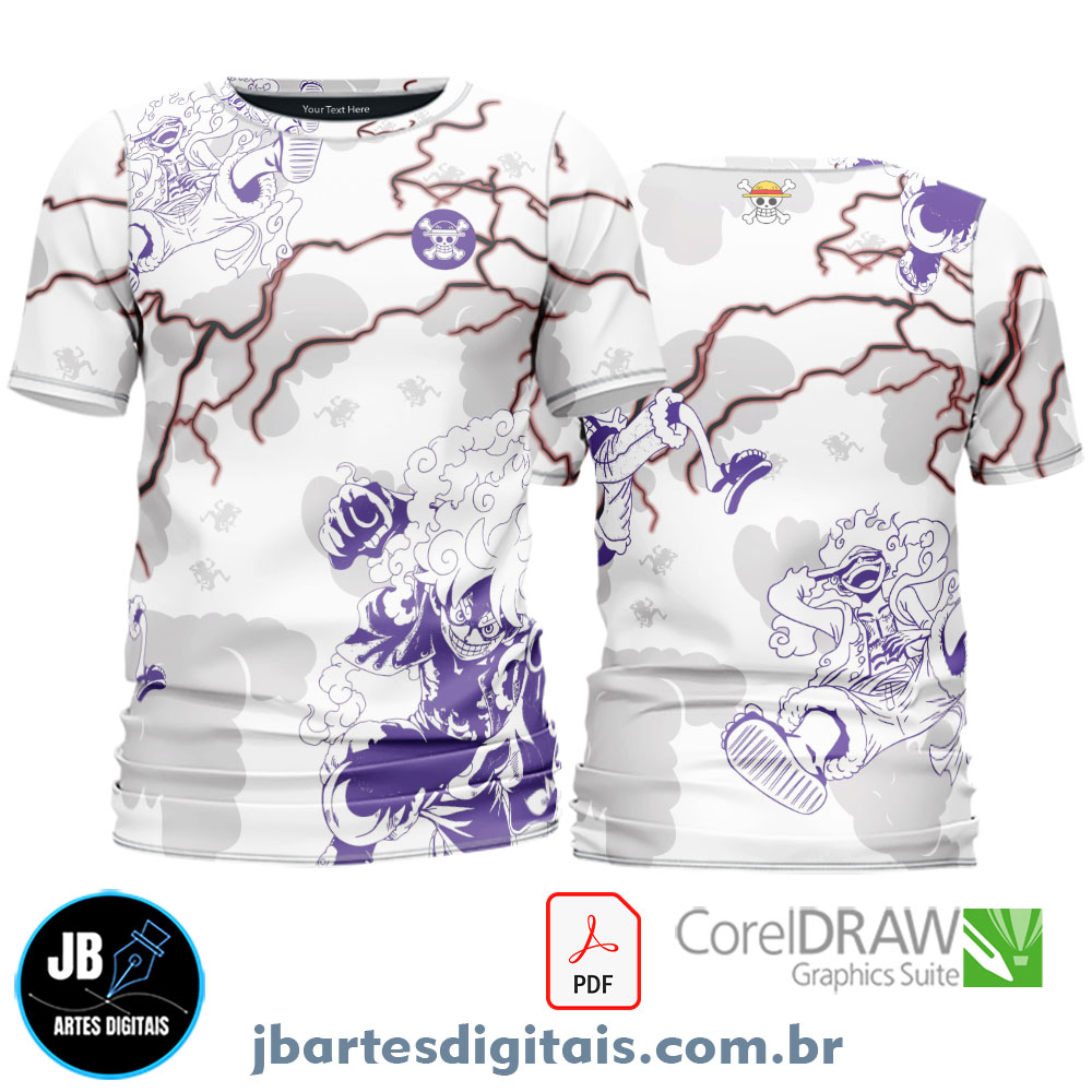 Arte camiseta Interclasse Sublimação Total (ONE PIECE)