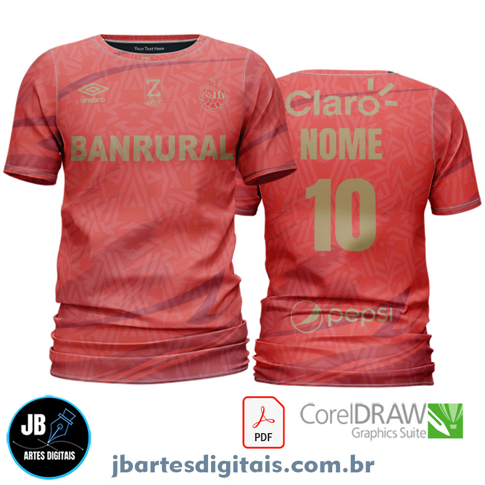 Arte camiseta Futebol Sublimação Total (CSD MUNICIPAL 2022)