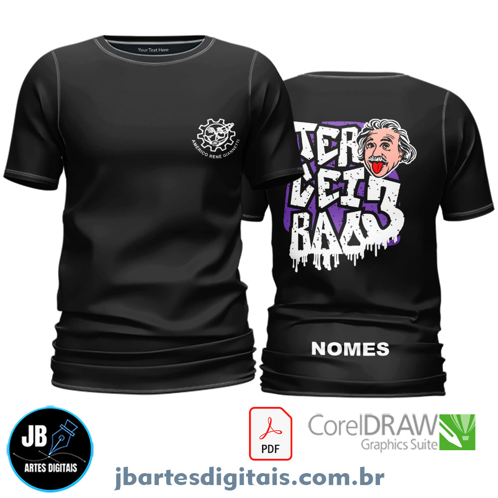 Arte camiseta TERCEIRAO EISTHEN