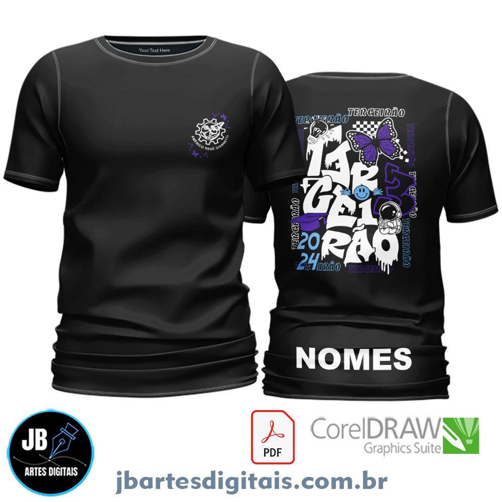 Arte camiseta TERCEIRAO ASTRONAUTA