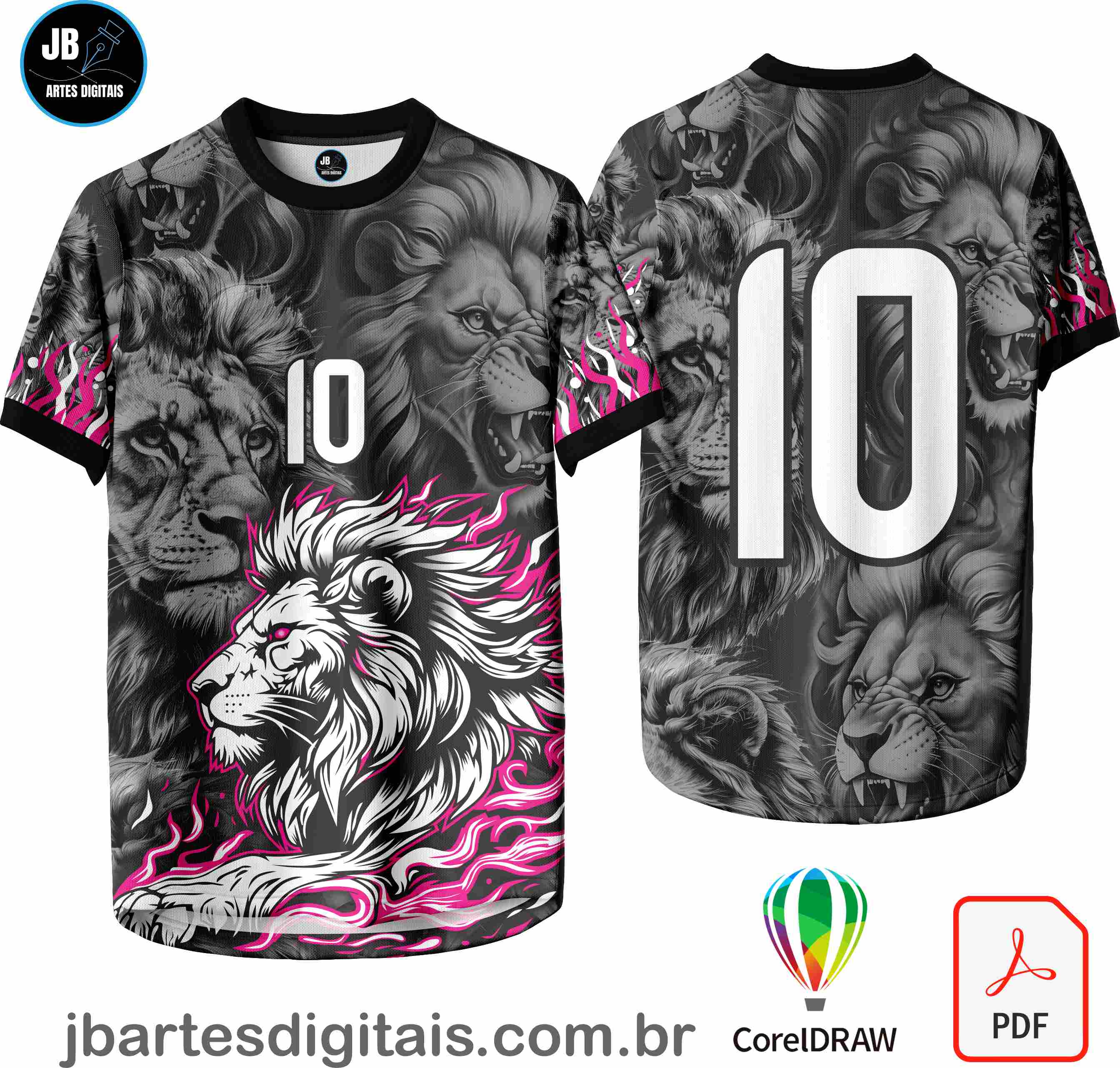 Arte camiseta Interclasse Sublimação Total (Jersey Leon Interclasse 9 (1))