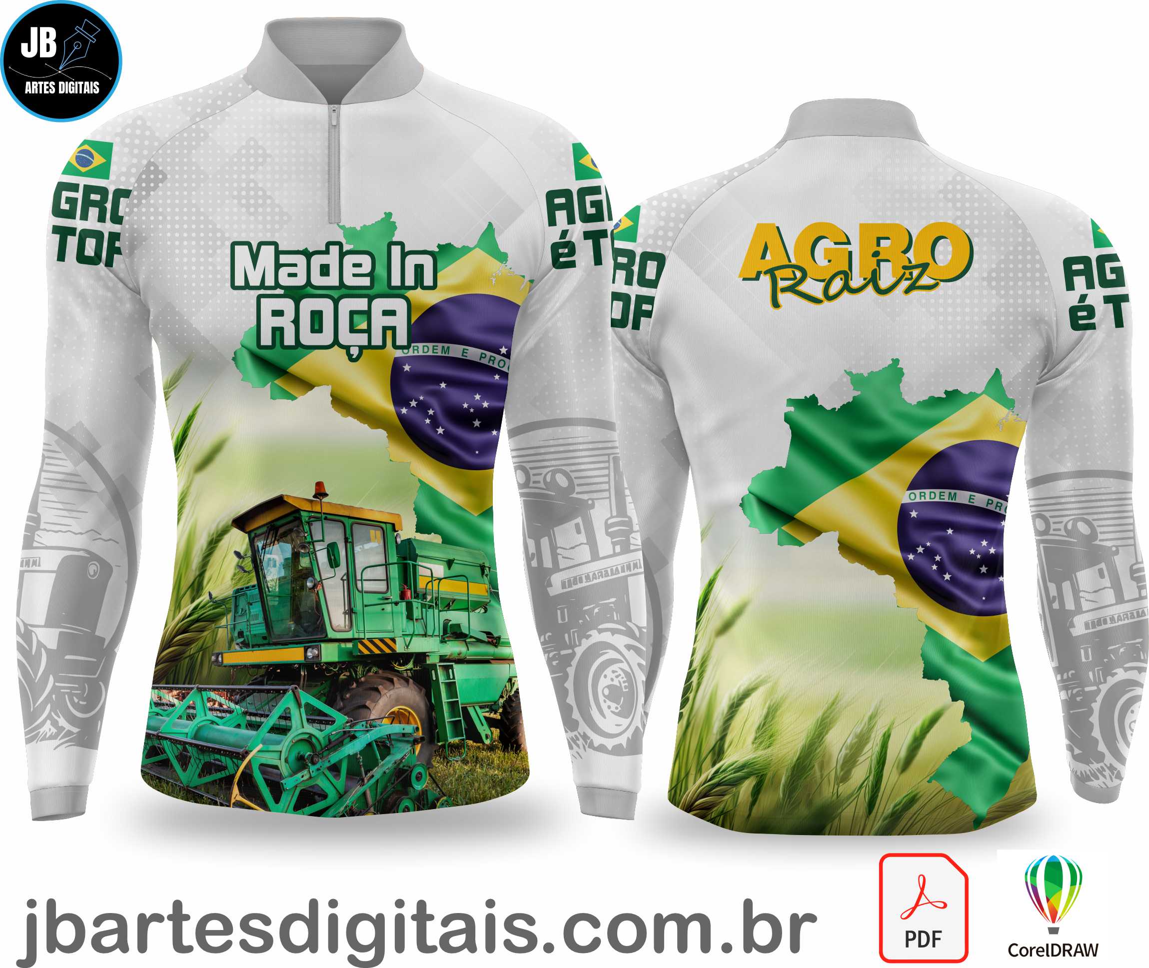 Arte camiseta AGRO - AGRO - CAMISA 004