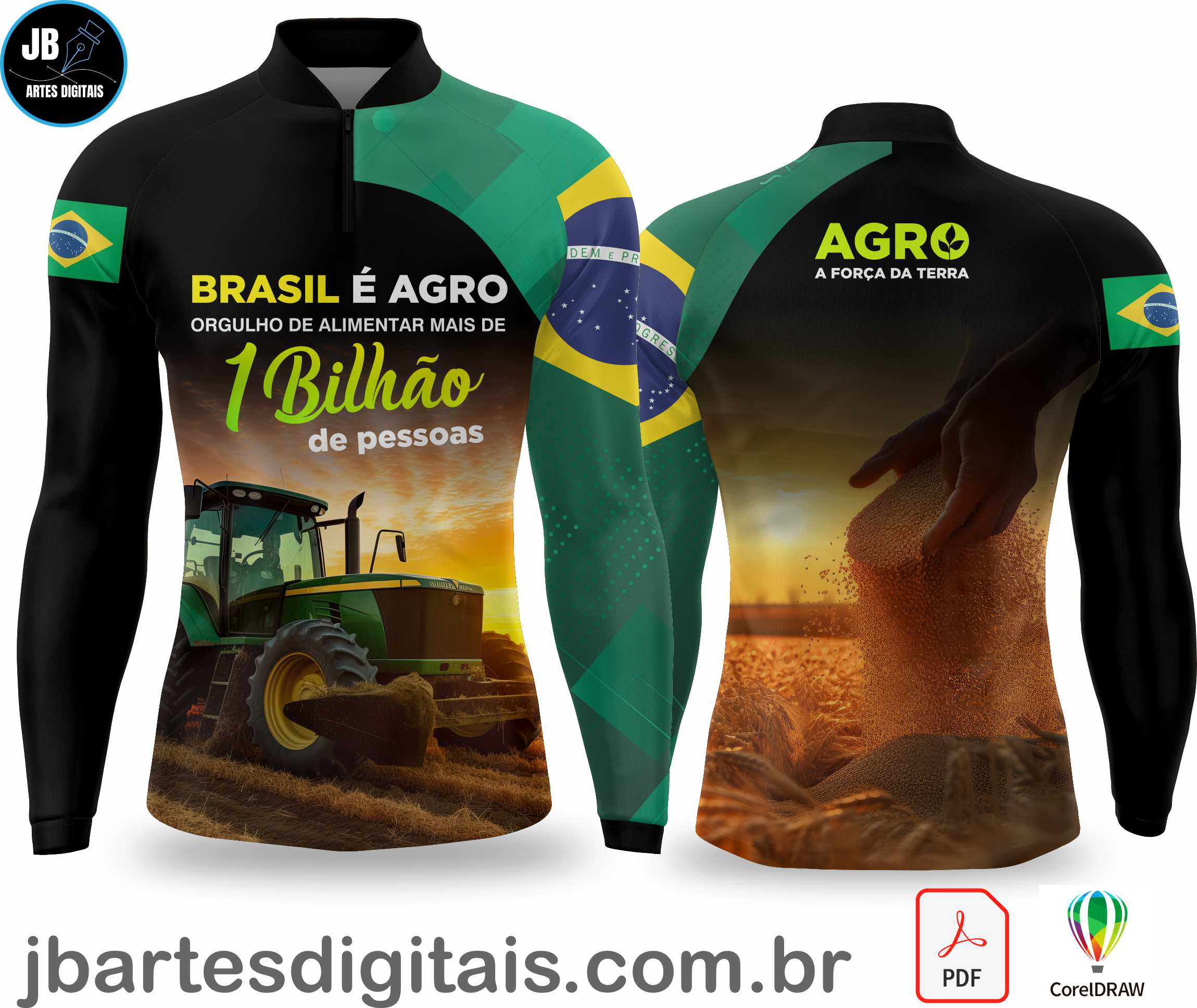 Arte camiseta AGRO - AGRO - CAMISA 005