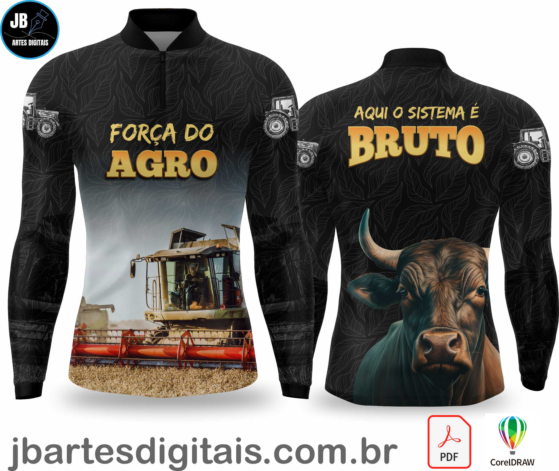 Arte camiseta AGRO - AGRO - CAMISA 006