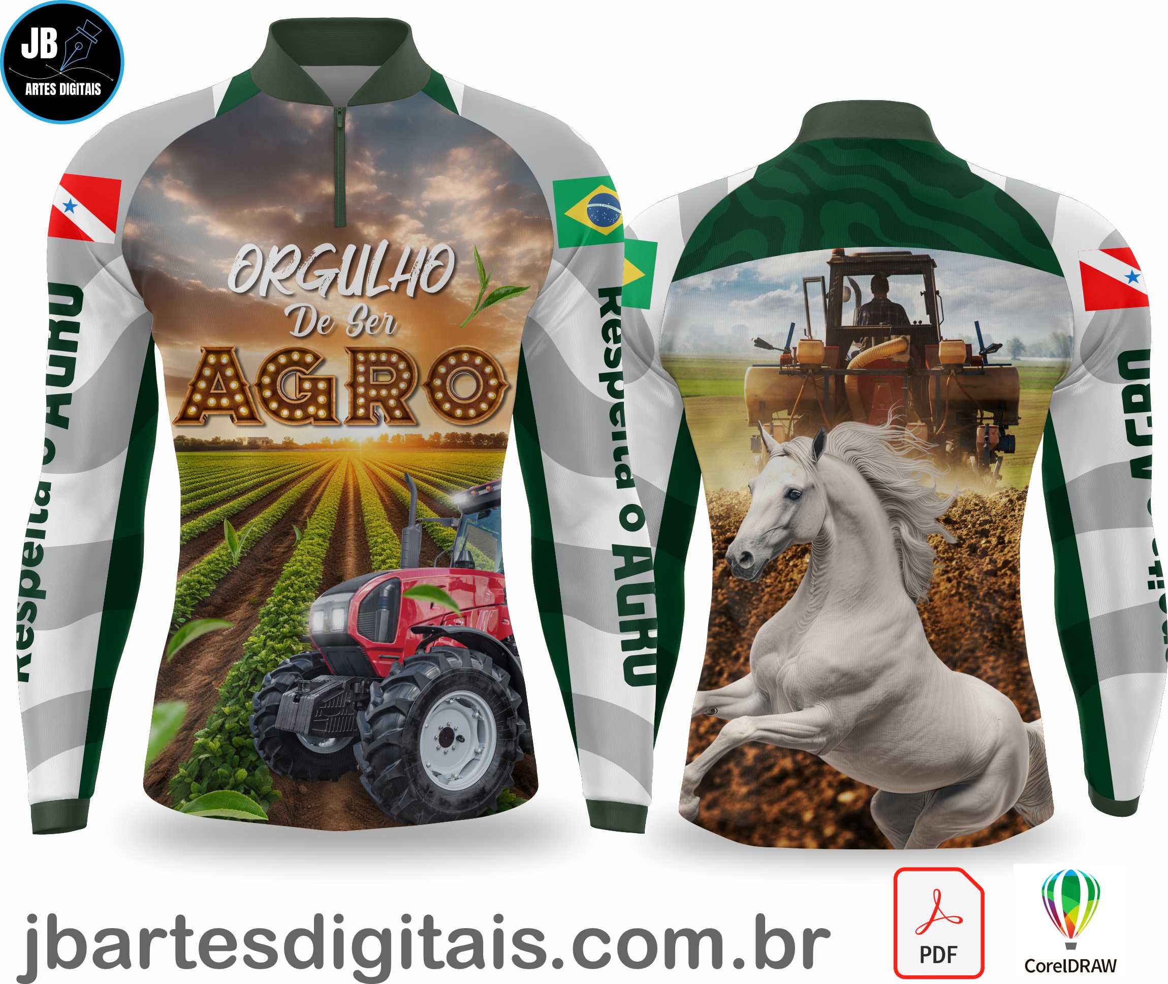 Arte camiseta AGRO - AGRO - CAMISA 007