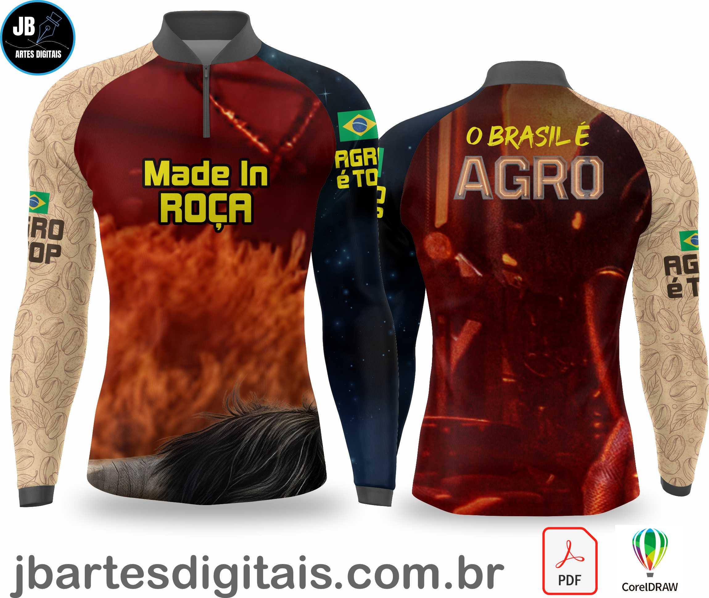 Arte camiseta AGRO - AGRO - CAMISA 009