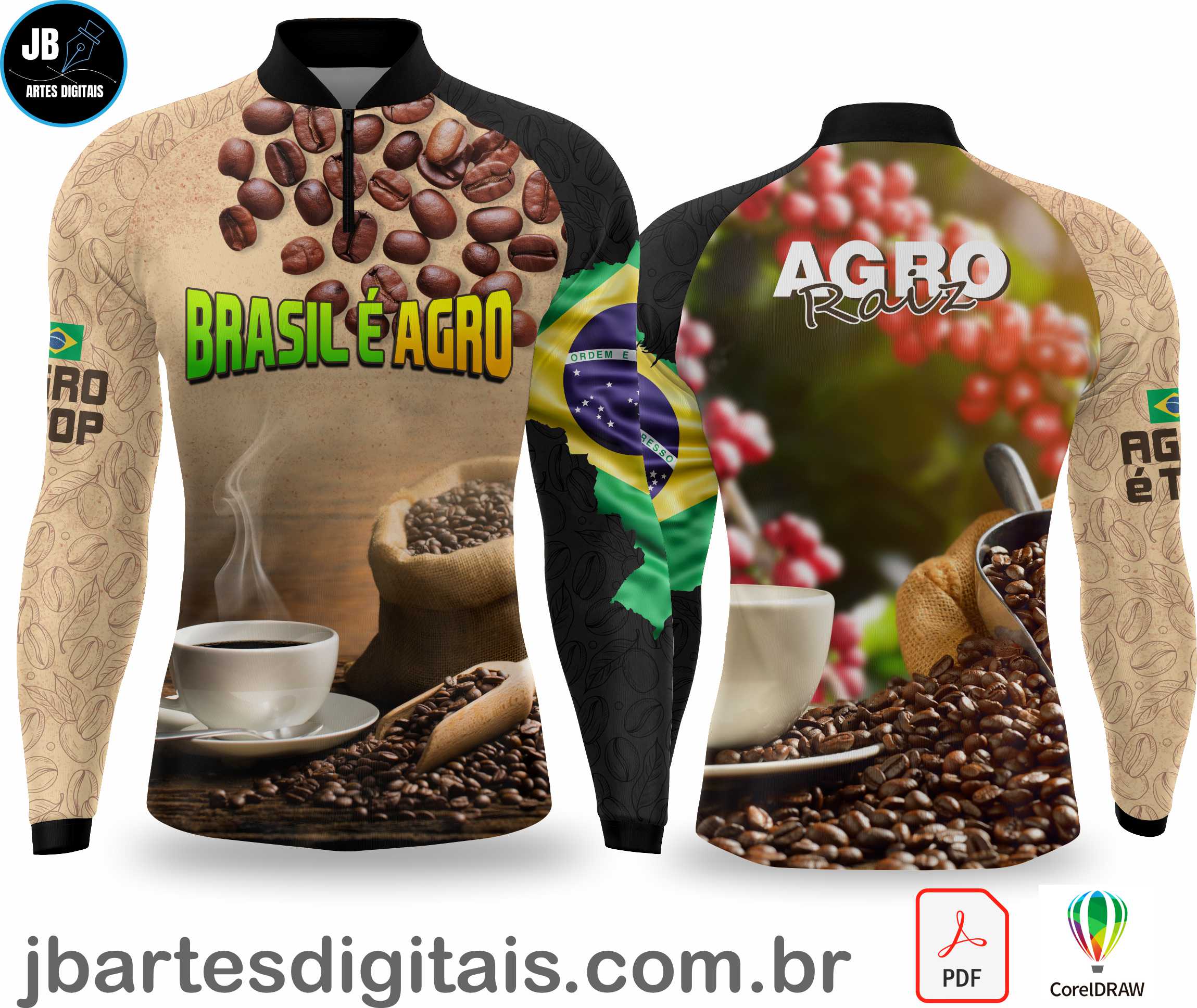 Arte camiseta AGRO - AGRO - CAMISA 010