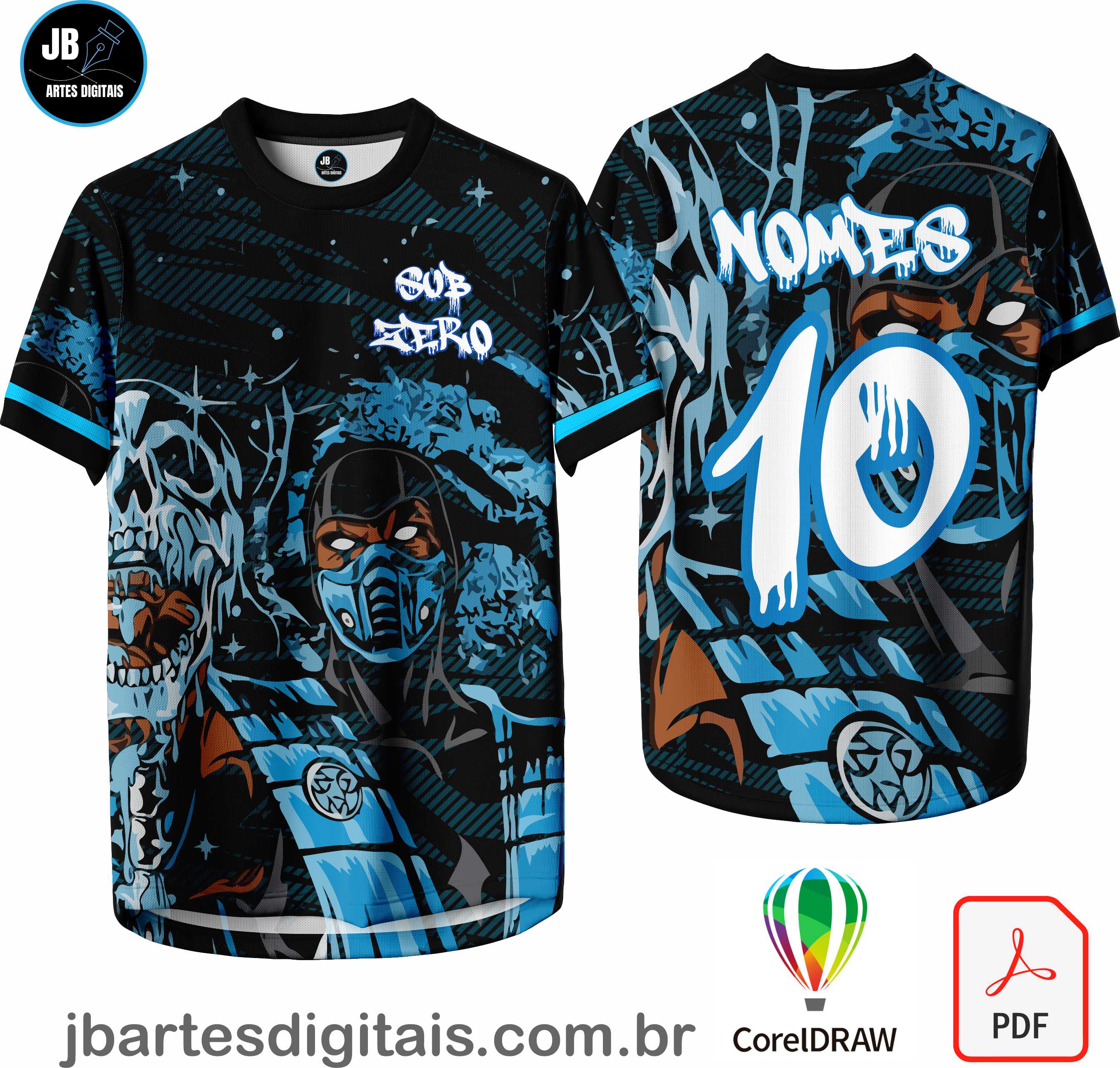 Arte camiseta Interclasse Sublimação Total (SUBZERO)