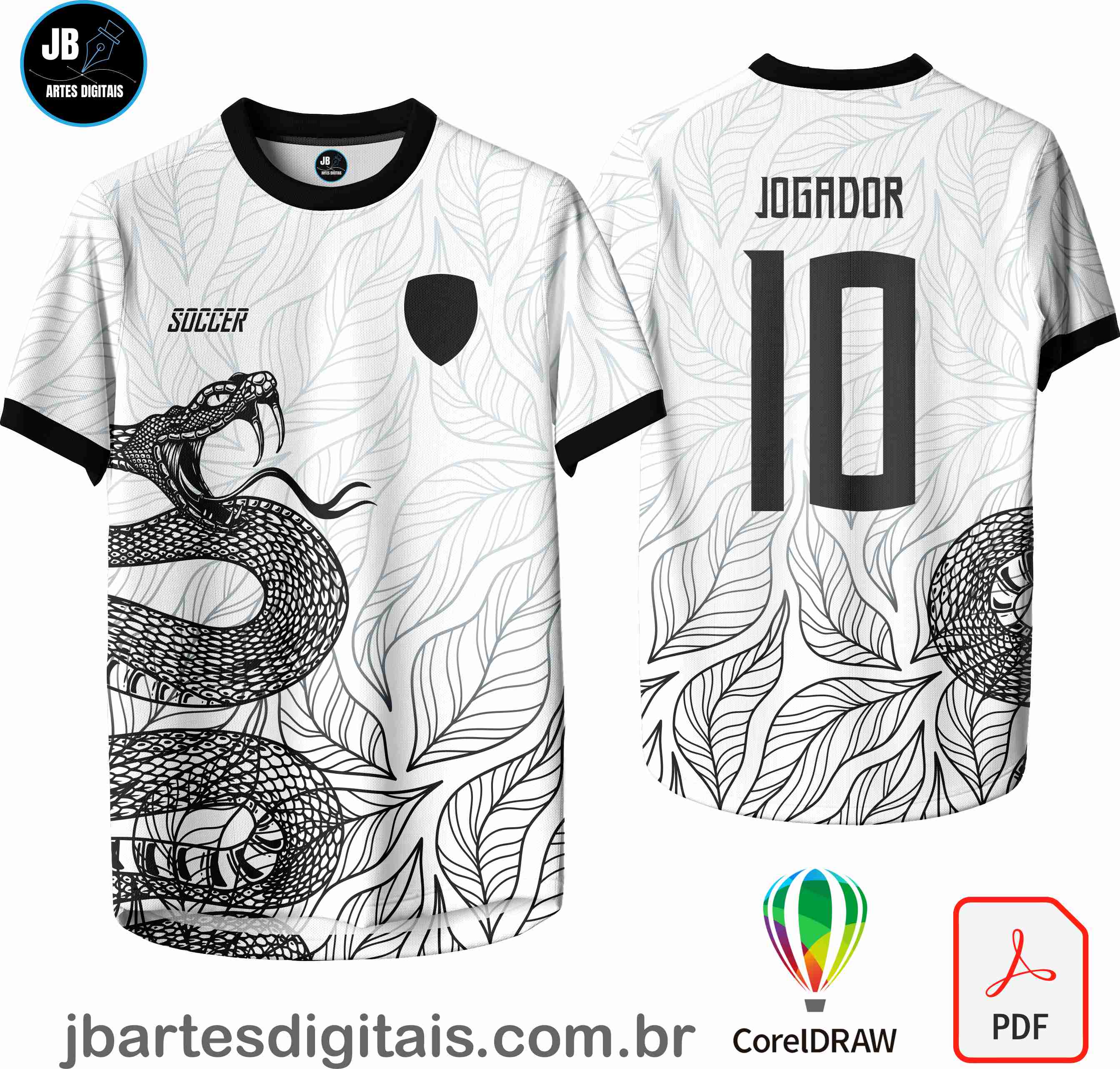 Arte camiseta Interclasse Sublimação Total (Interclasse 006 - COBRA)