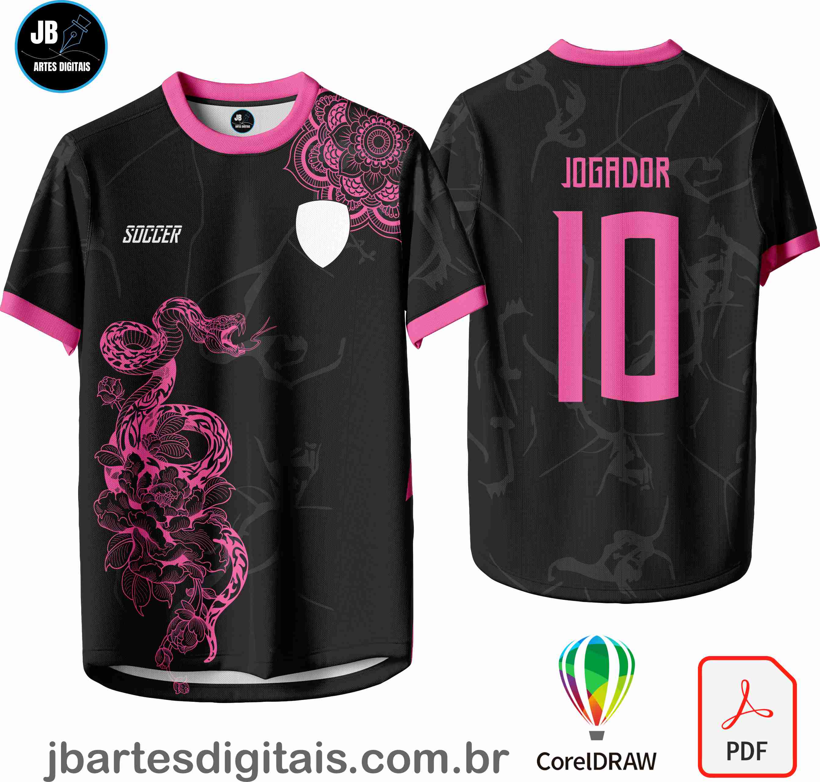 Arte camiseta Interclasse Sublimação Total (Interclasse 008 - COBRA)