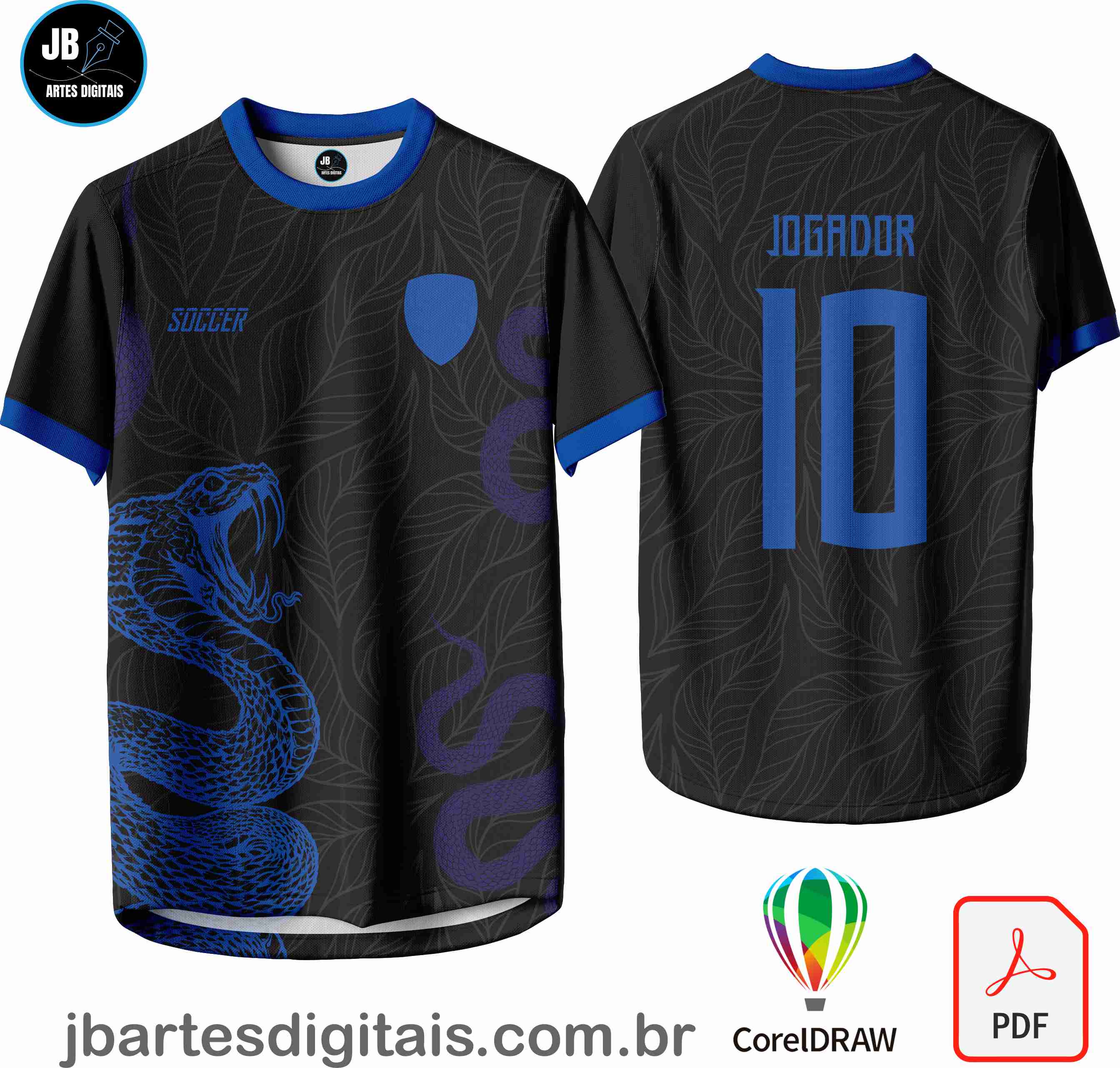 Arte camiseta Interclasse Sublimação Total (Interclasse 013 - COBRA)