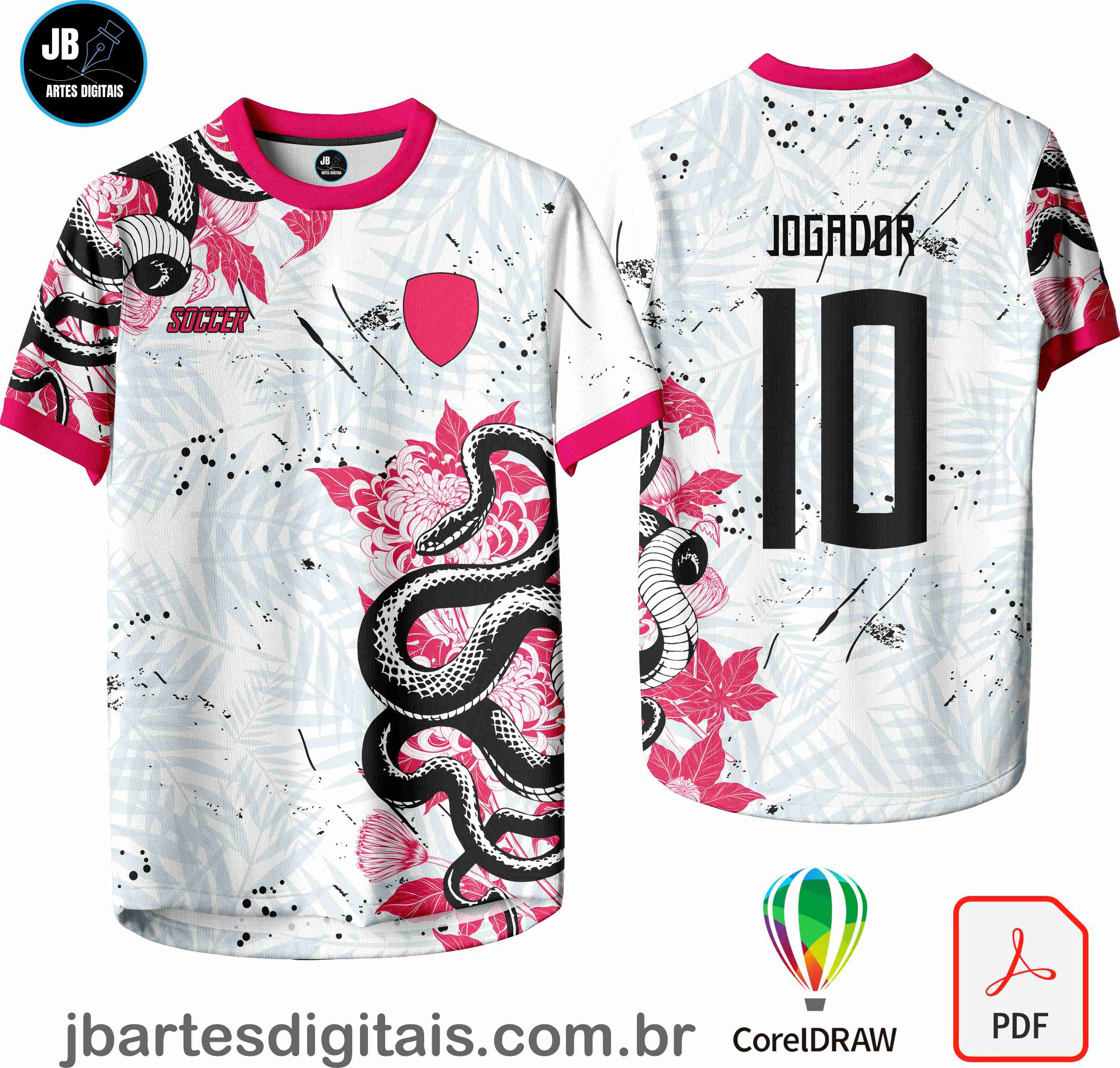 Arte camiseta Interclasse Sublimação Total (Interclasse 061 - COBRA)