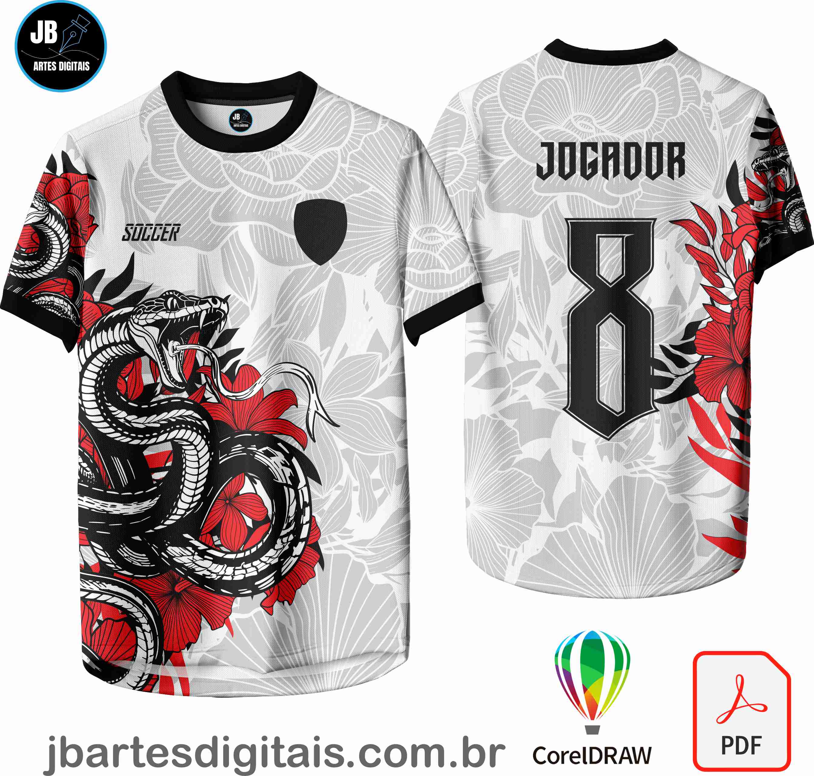 Arte camiseta Interclasse Sublimação Total (Interclasse 141 - COBRA)