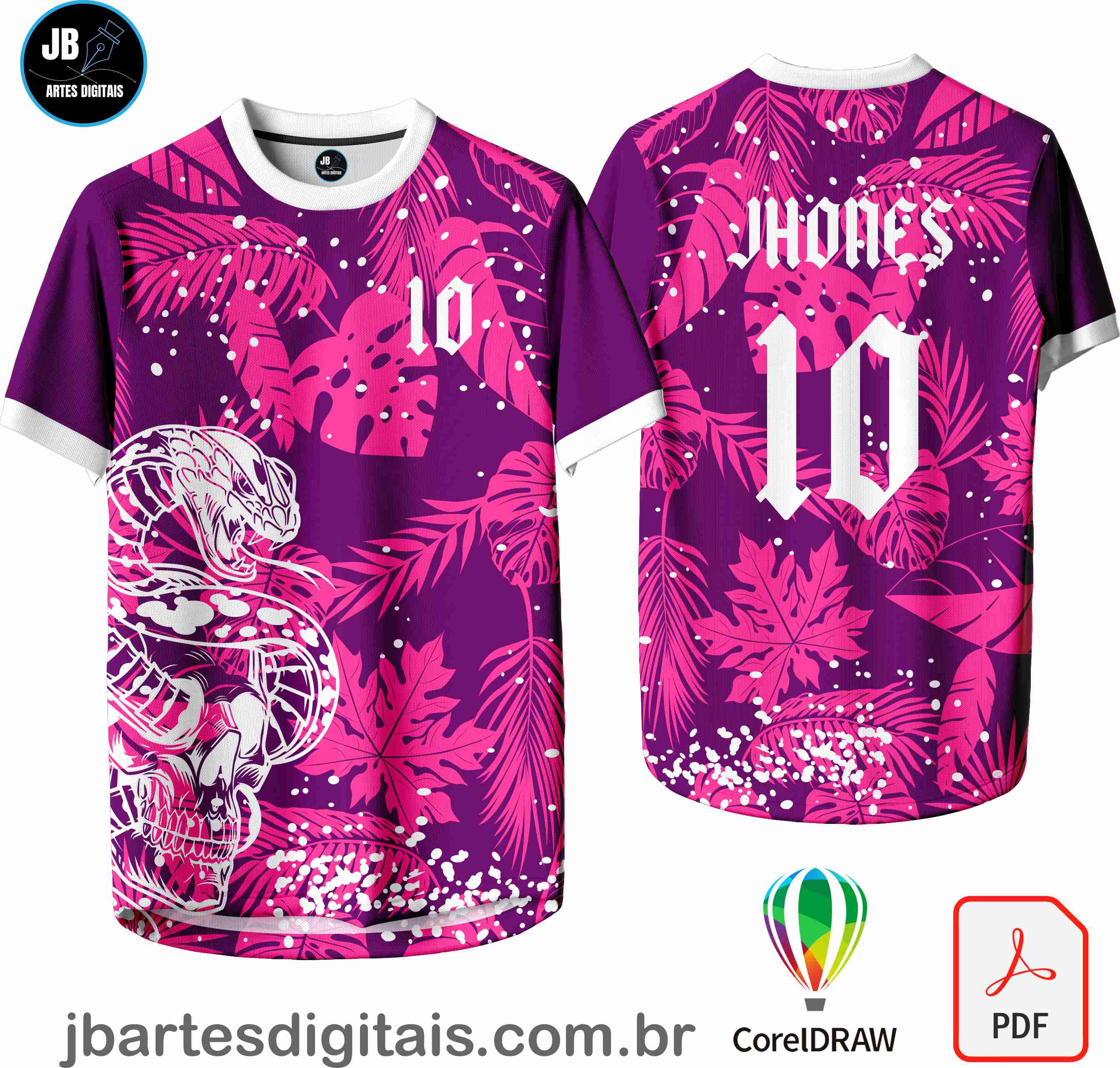 Arte camiseta Interclasse Sublimação Total (INTERCLASSE COBRA 03)