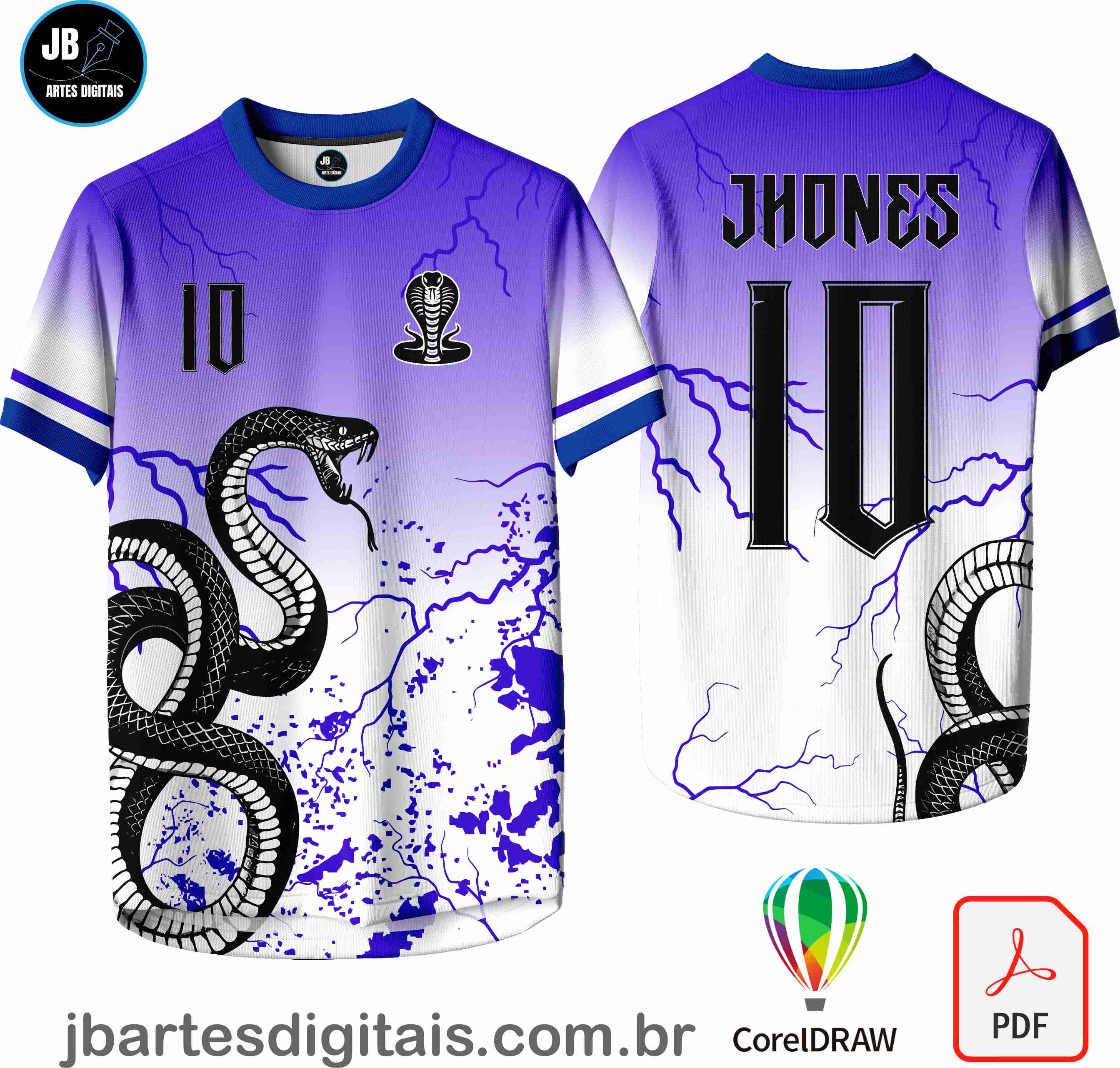 Arte camiseta Interclasse Sublimação Total INTERCLASSE COBRA 10)