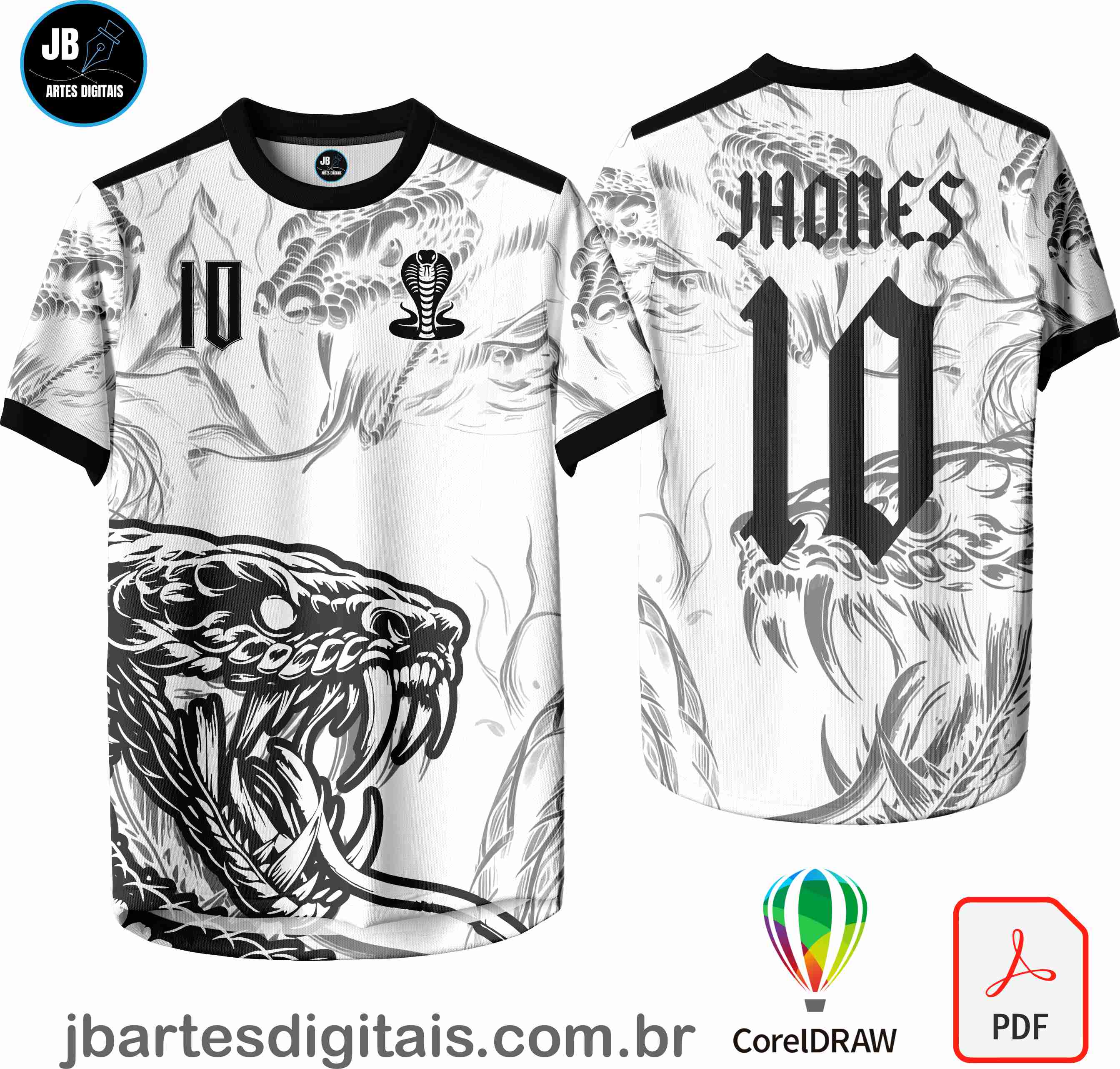 Arte camiseta Interclasse Sublimação Total (INTERCLASSE COBRA 12)