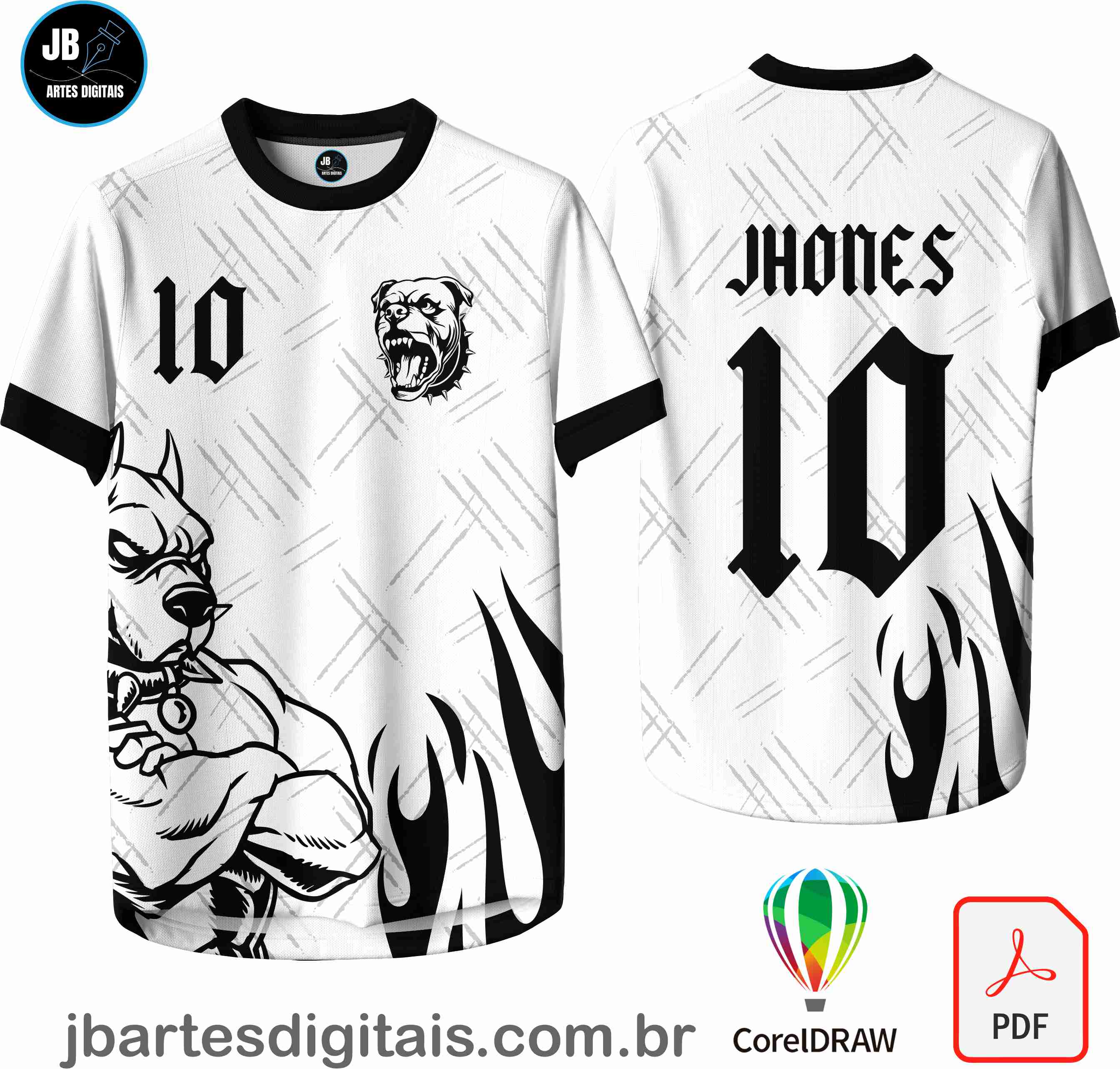 Arte camiseta Interclasse Sublimação Total (INTERCLASSE CAO (2))