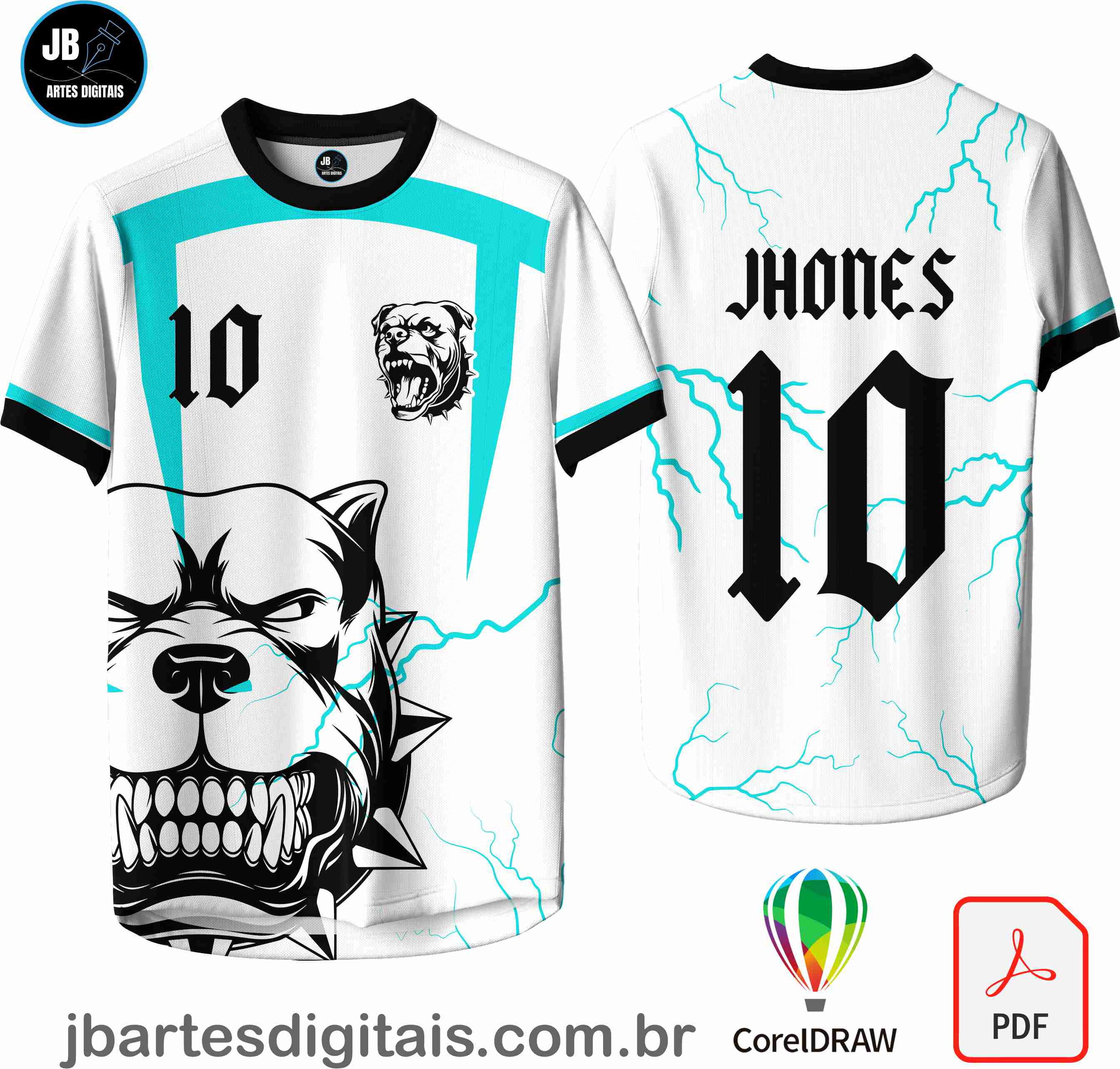 Arte camiseta Interclasse Sublimação Total (INTERCLASSE CAO (3))