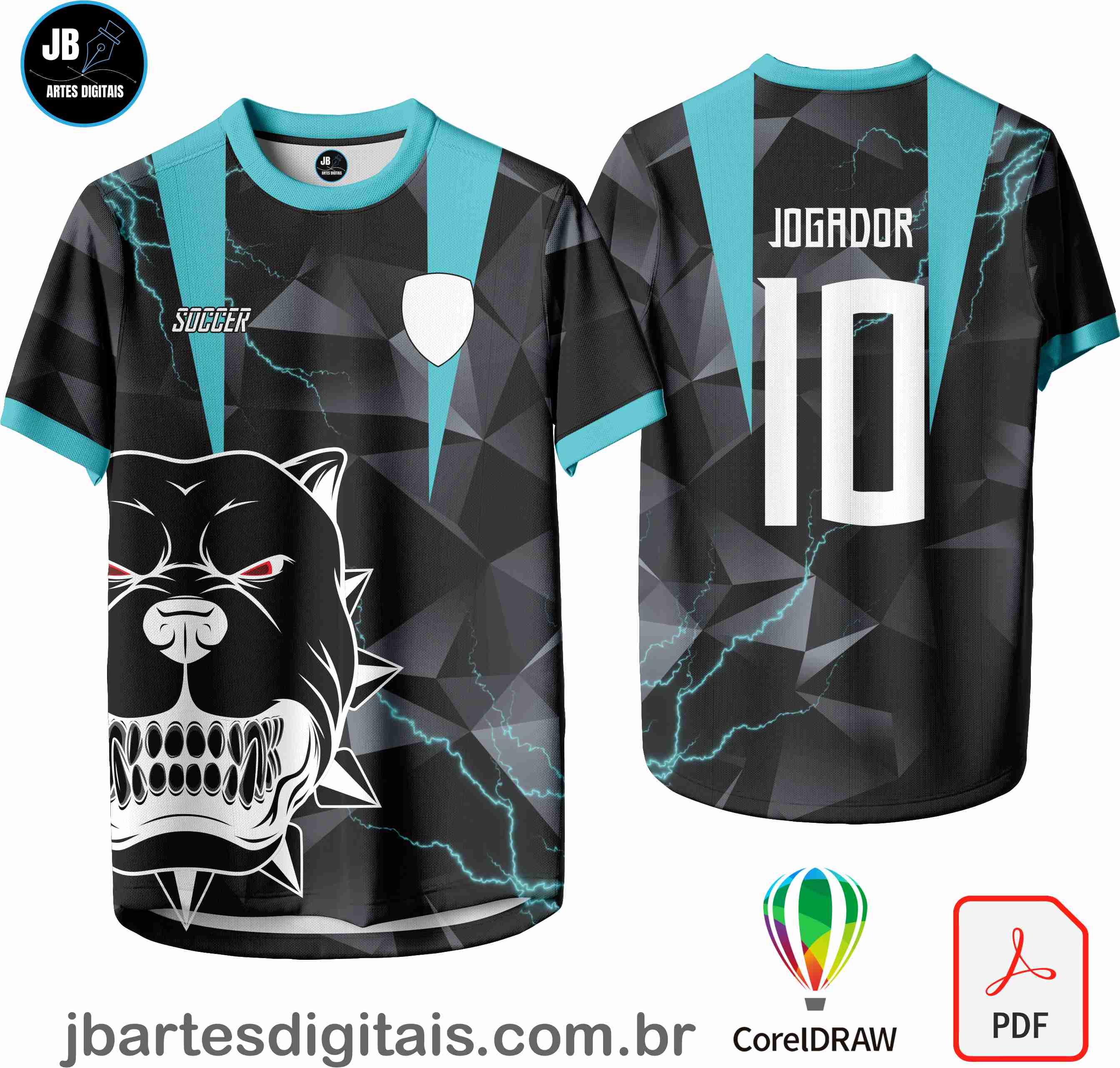 Arte camiseta Interclasse Sublimação Total (INTERCLASSE CAO (7))