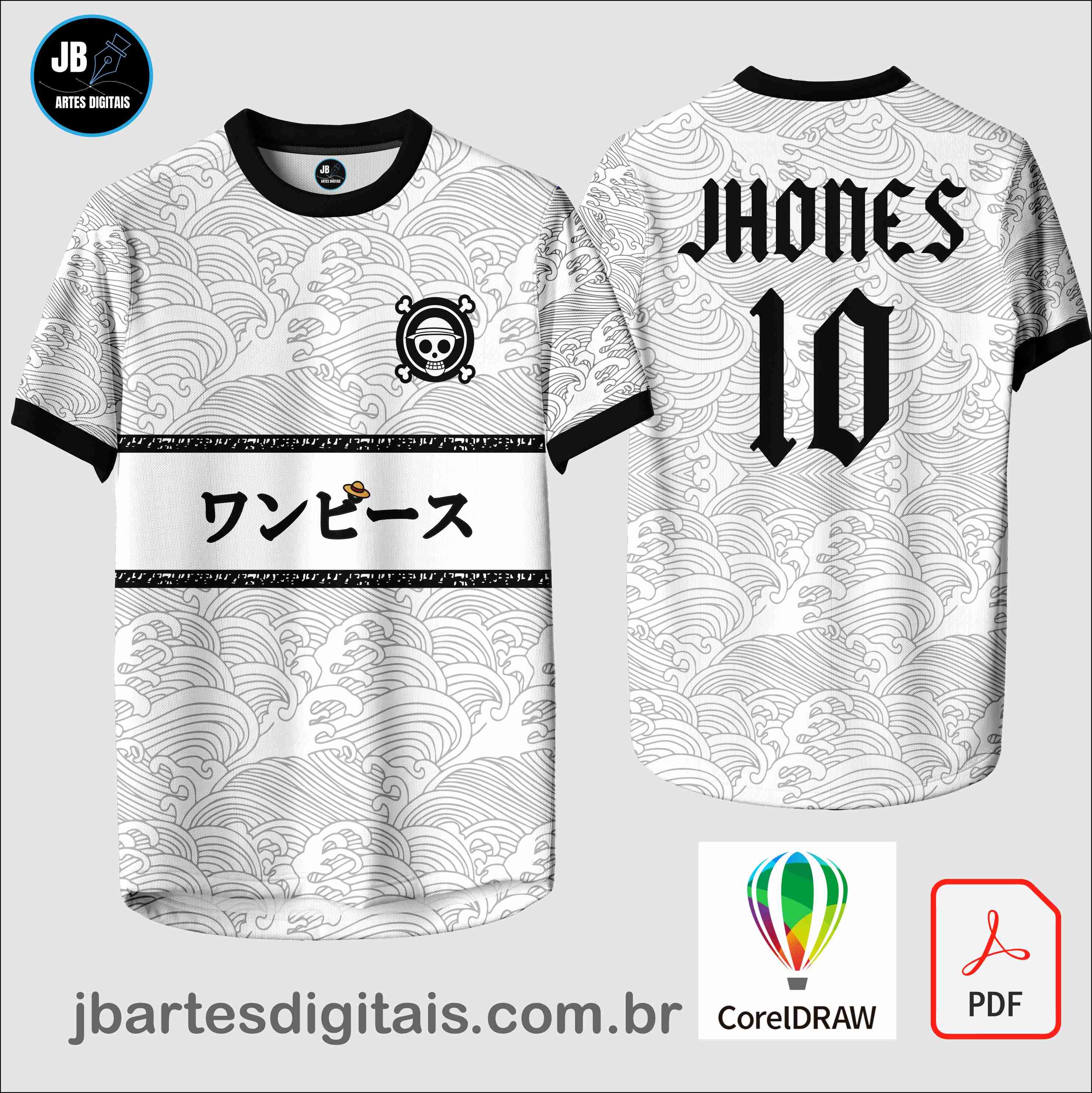 Arte camiseta Interclasse Sublimação Total (PATTER ONEPIECE)