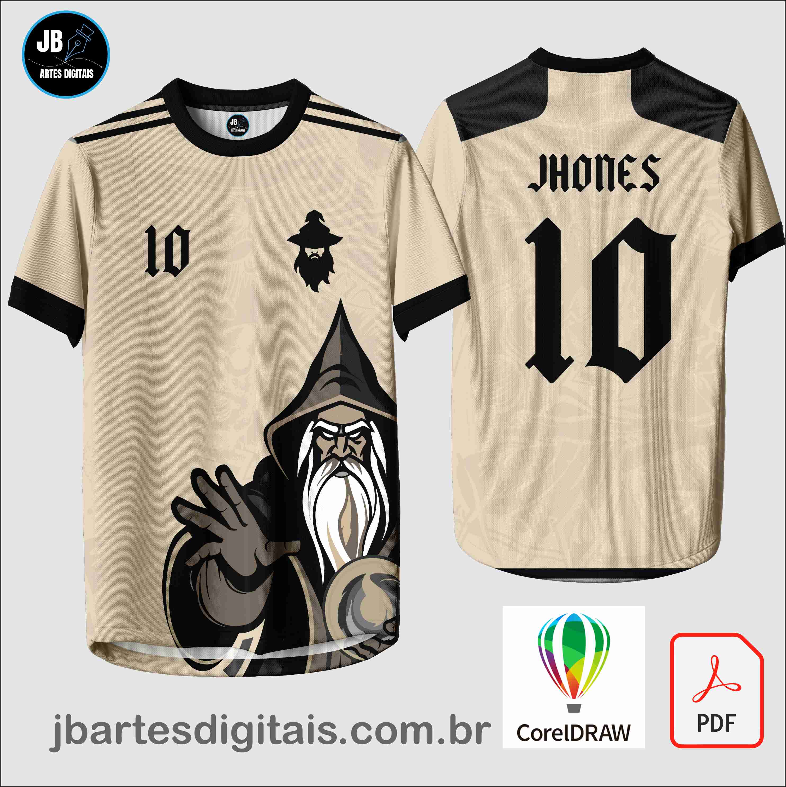 Arte camiseta Interclasse Sublimação Total (Patter - Mágico Mago 24)