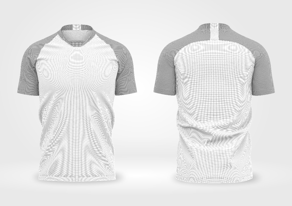 MOCKUP EDITÁVEL FORMATO COREL DRAW (FRENTE E VERSO- Camisa Gola Nike RaglanI)