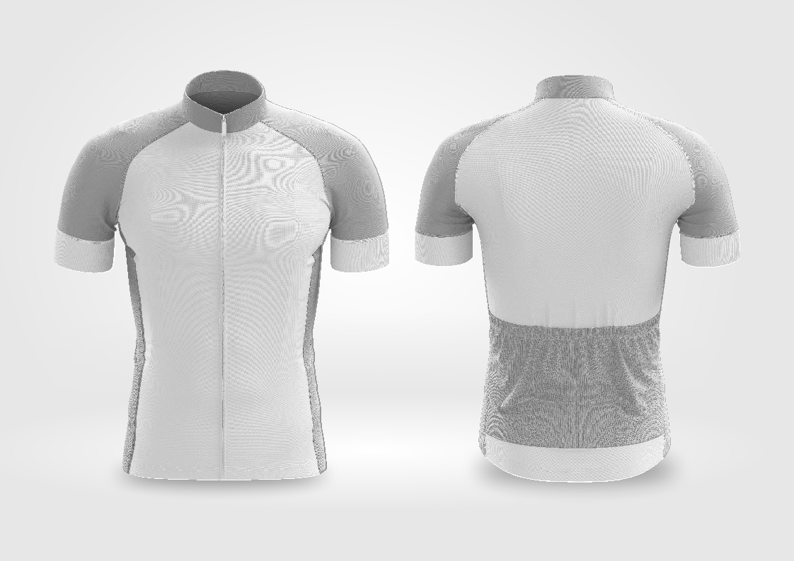 MOCKUP EDITÁVEL FORMATO COREL DRAW (FRENTE E VERSO- Camisa Ciclismo Masculino )