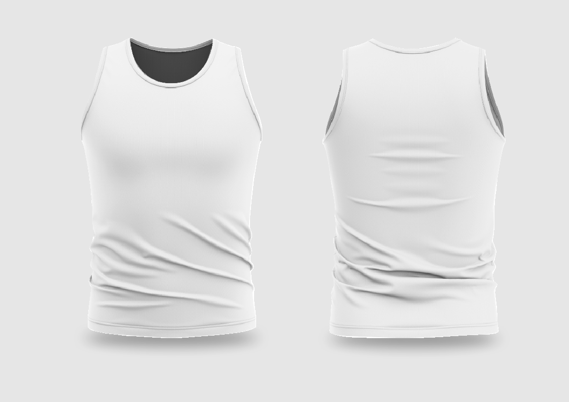 MOCKUP EDITÁVEL FORMATO COREL DRAW (FRENTE E VERSO - Regata Abadá )