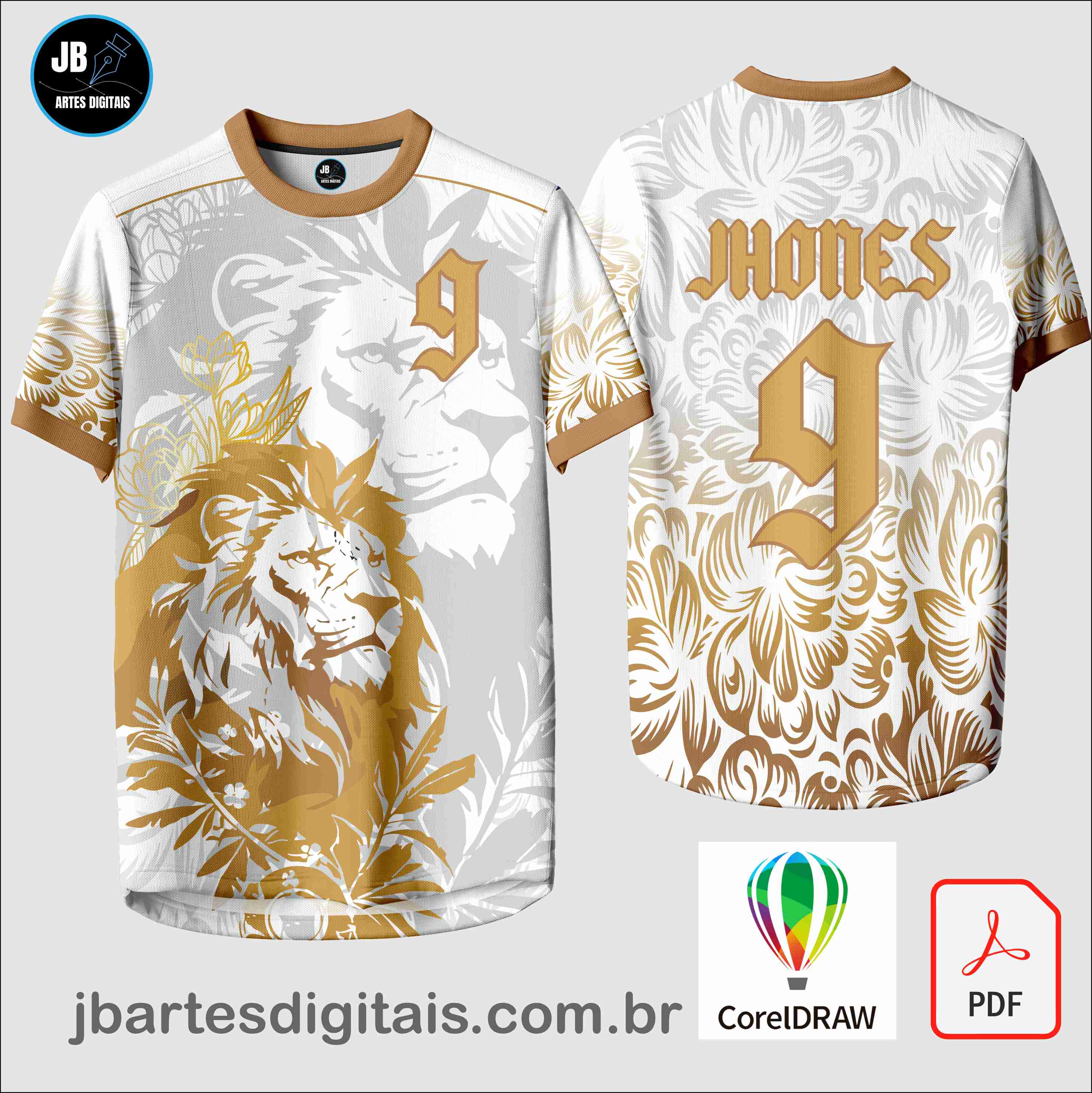 Arte camiseta Interclasse Sublimação Total (INTERCLASSE CETIP GOLD)