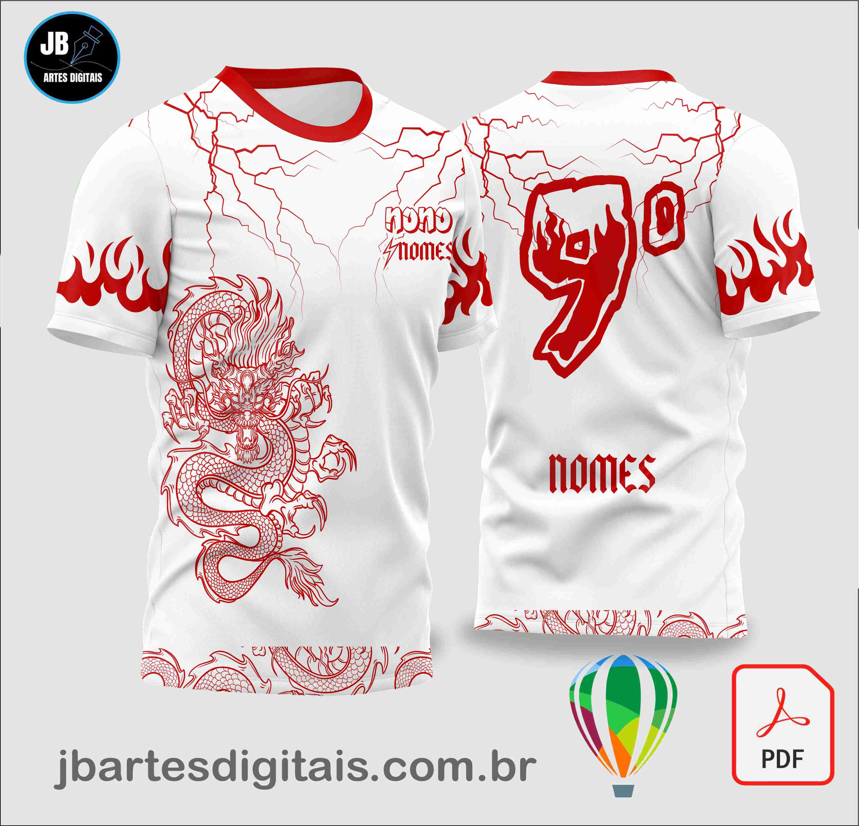 Nono Ano Dragao 5b Vermelha