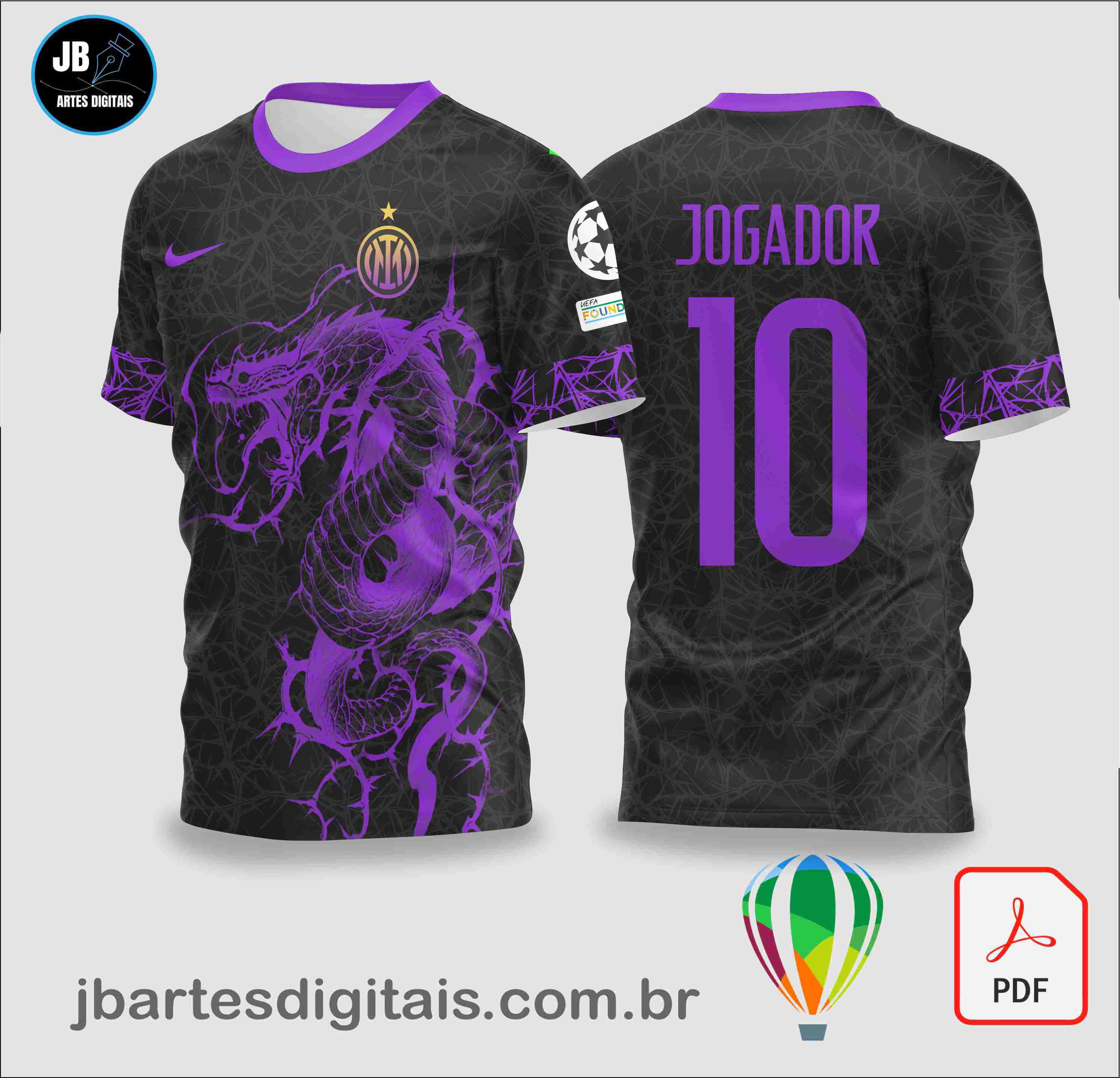 INTER DE MILAN DRAGON MORADO INTERCLASSE