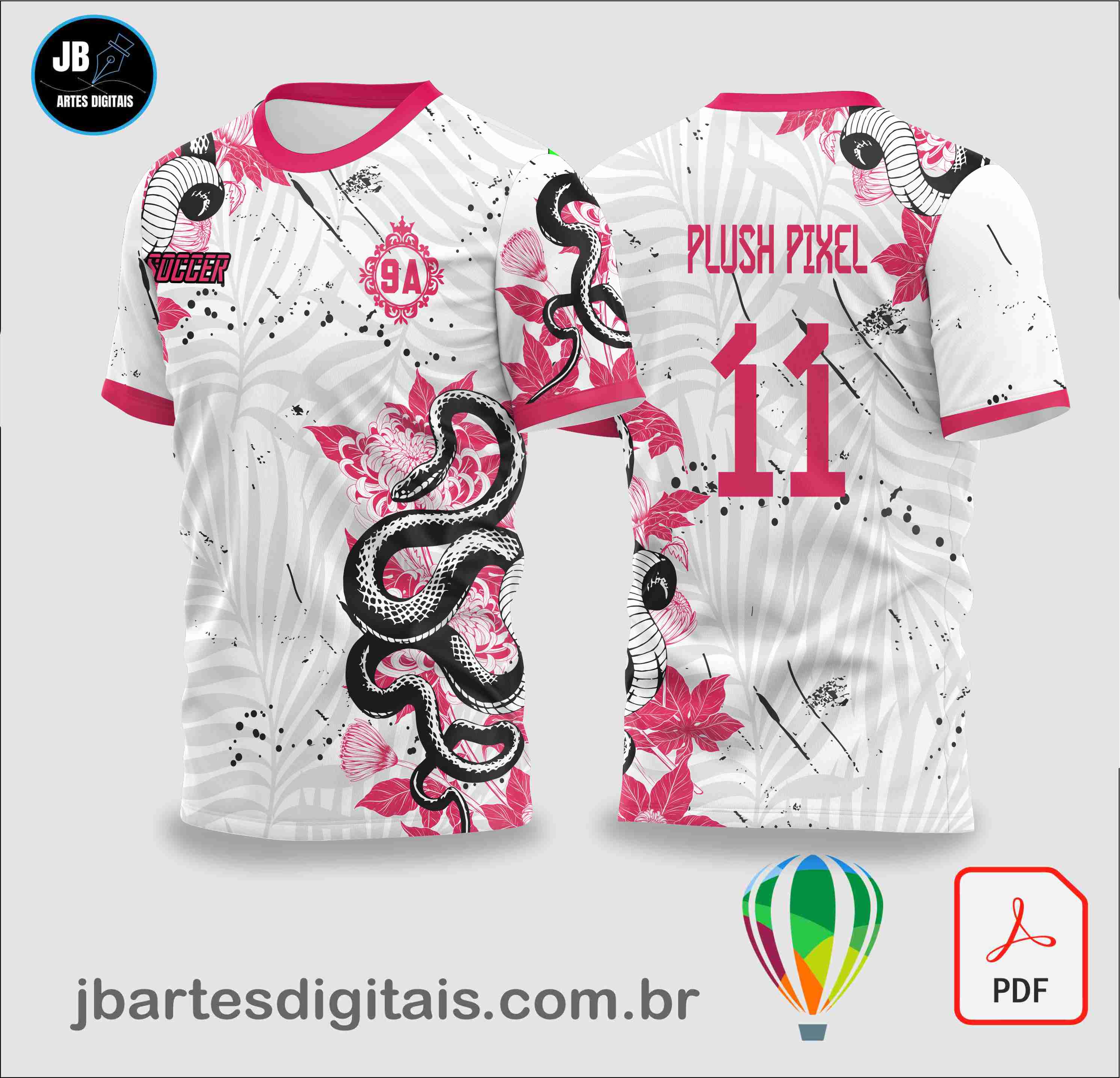 camisa cobra floral