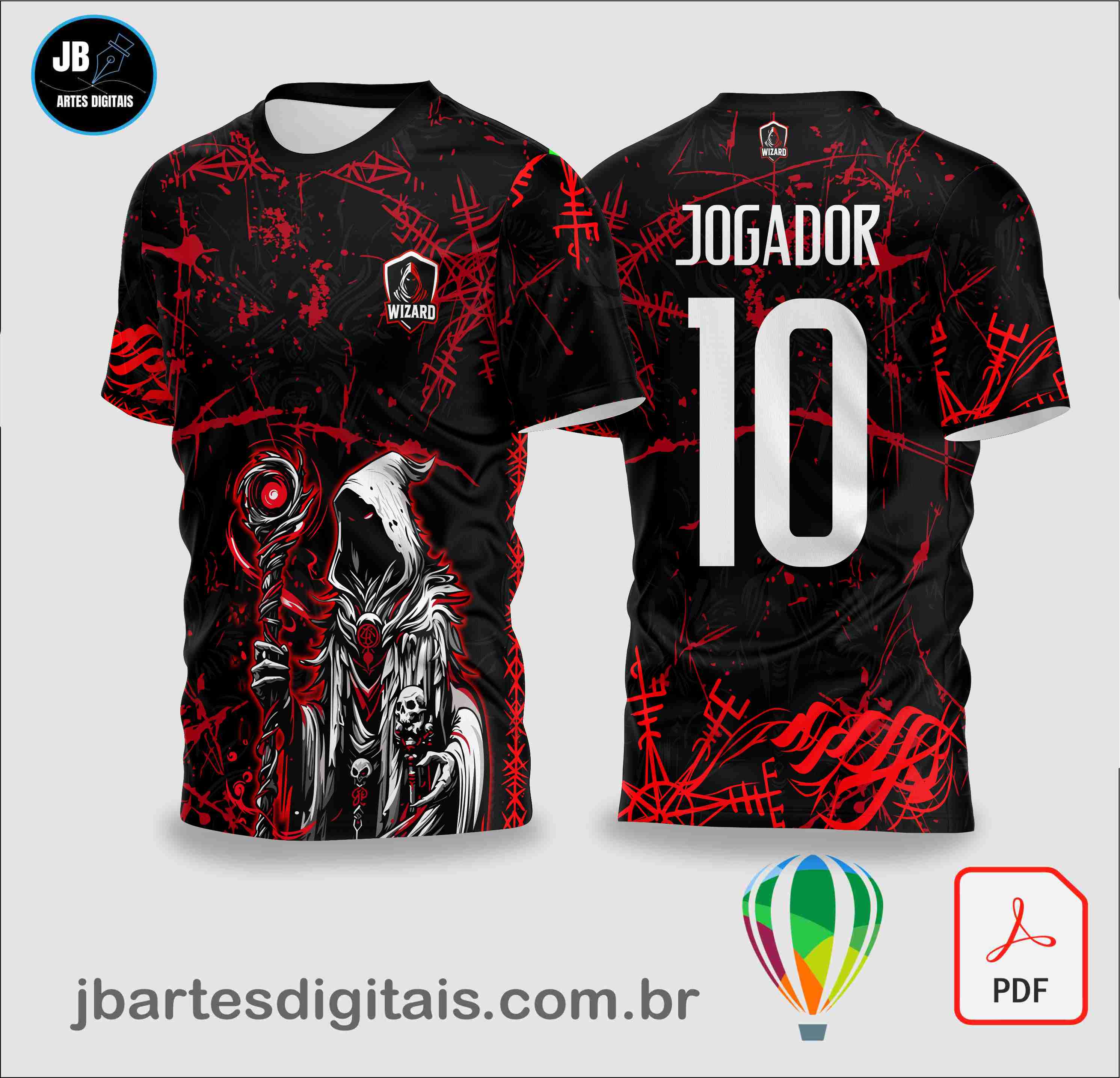 Interclasse Mago Mágico Blanco (COREL DRAW)