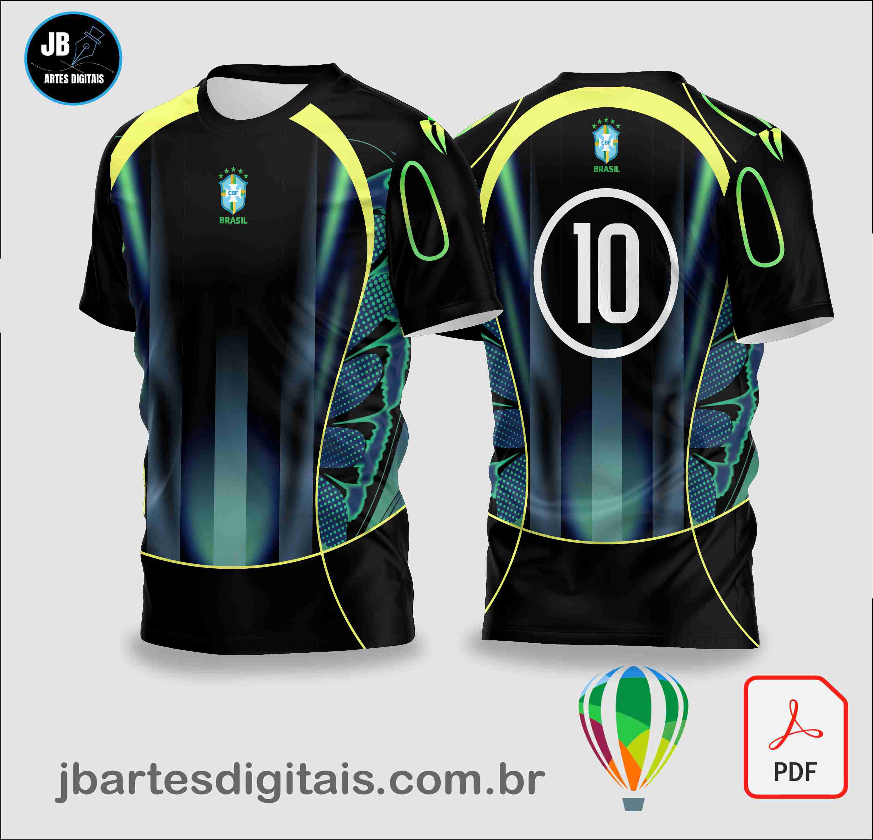 Brasil GoalKeeper Concept 2026(COREL DRAW)