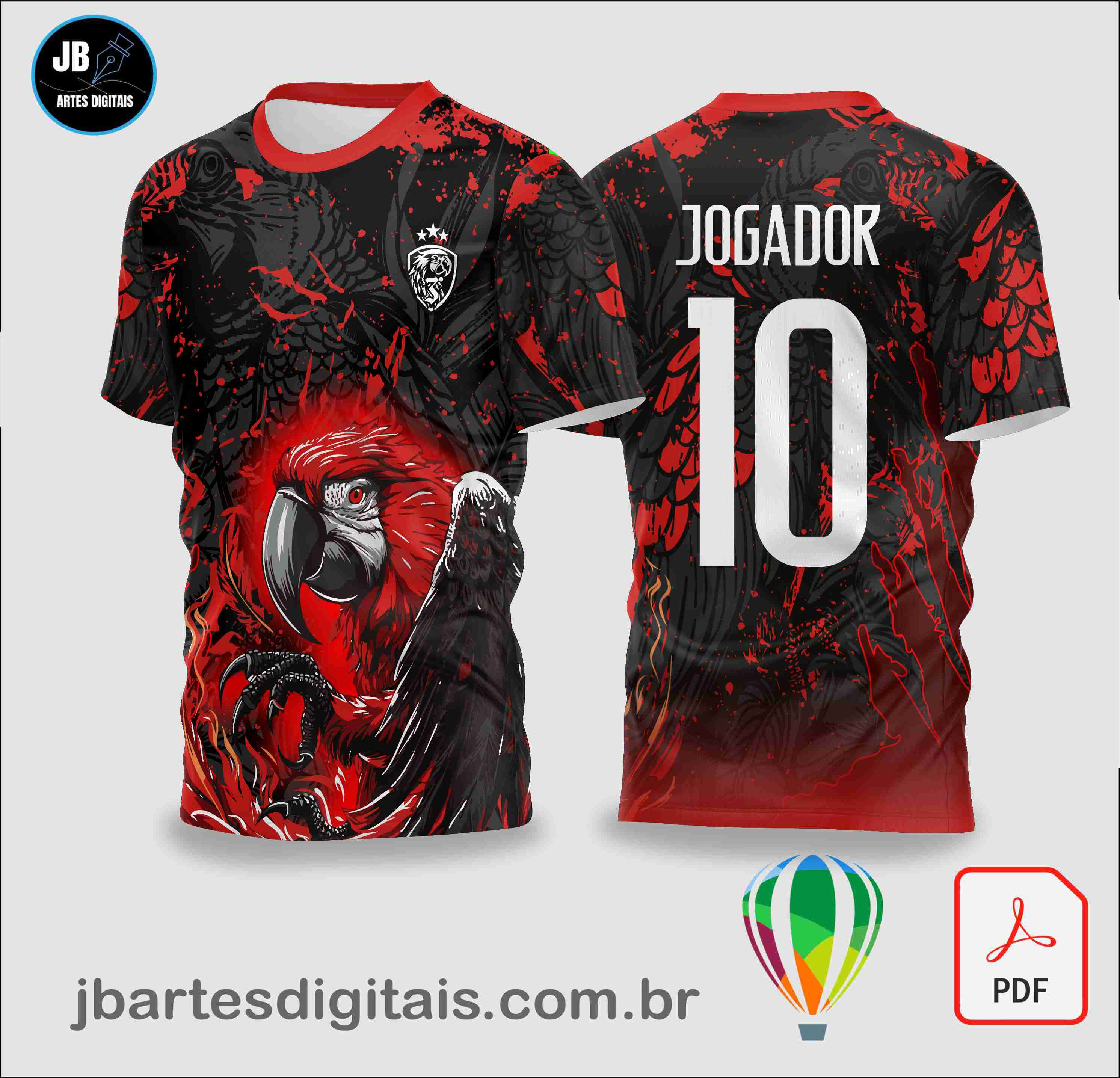 ARARA VERMELHA CONCEPT(COREL DRAW)