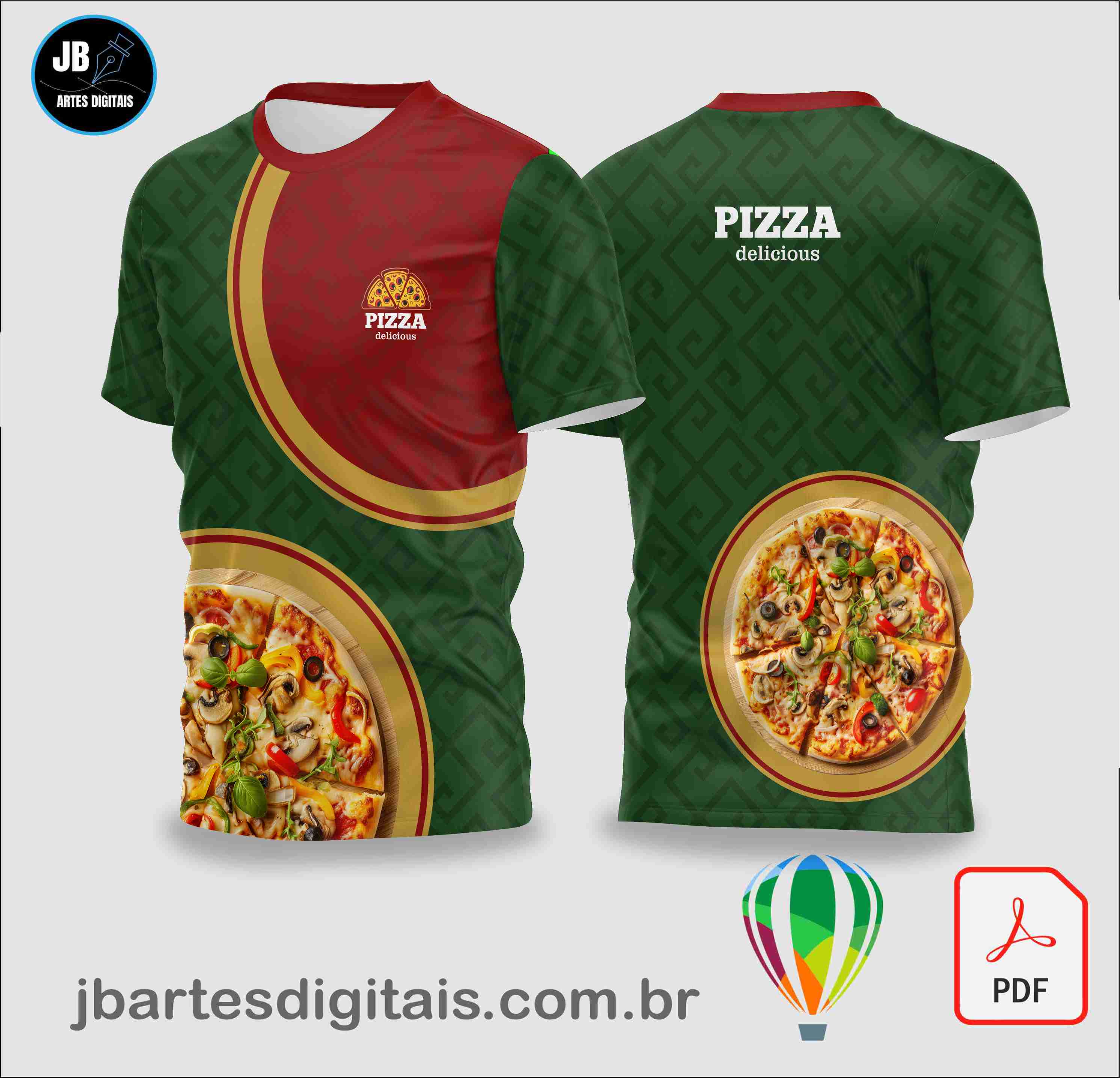 Designs Pizzería Concept(COREL DRAW)