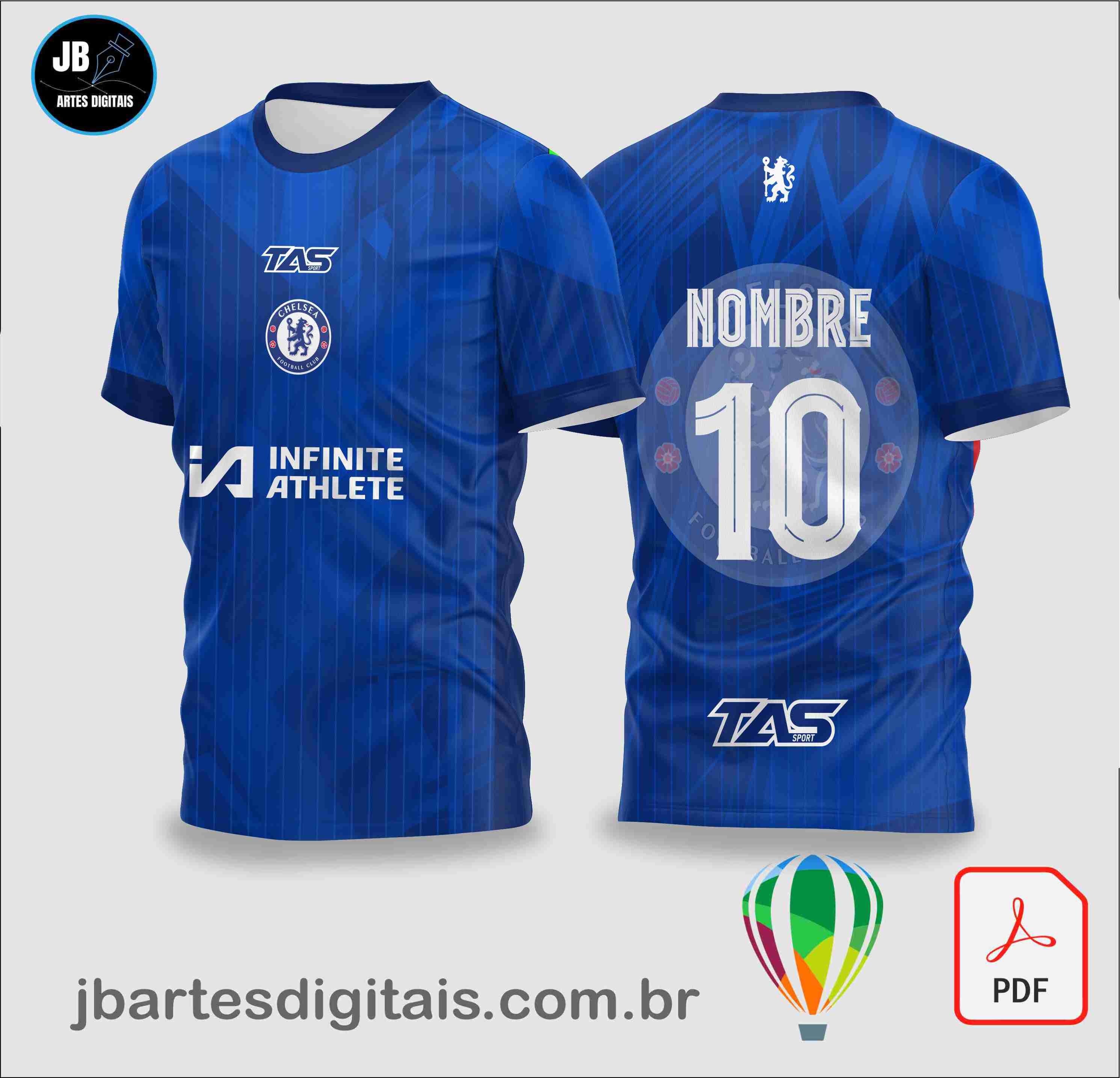 Jersey Chelsea Concept (COREL DRAW)