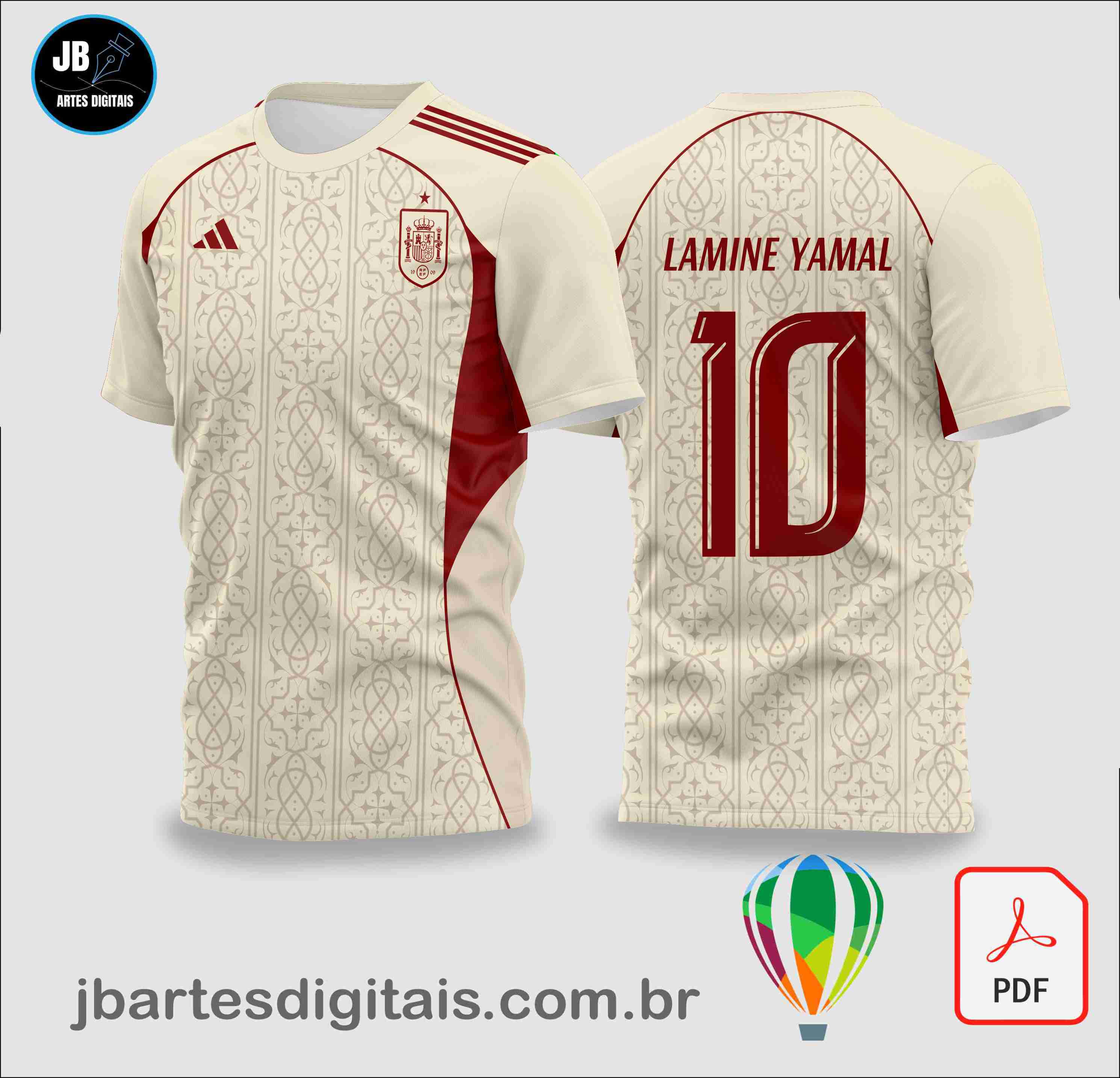 Espanha 2025-26 Concept  (COREL DRAW)