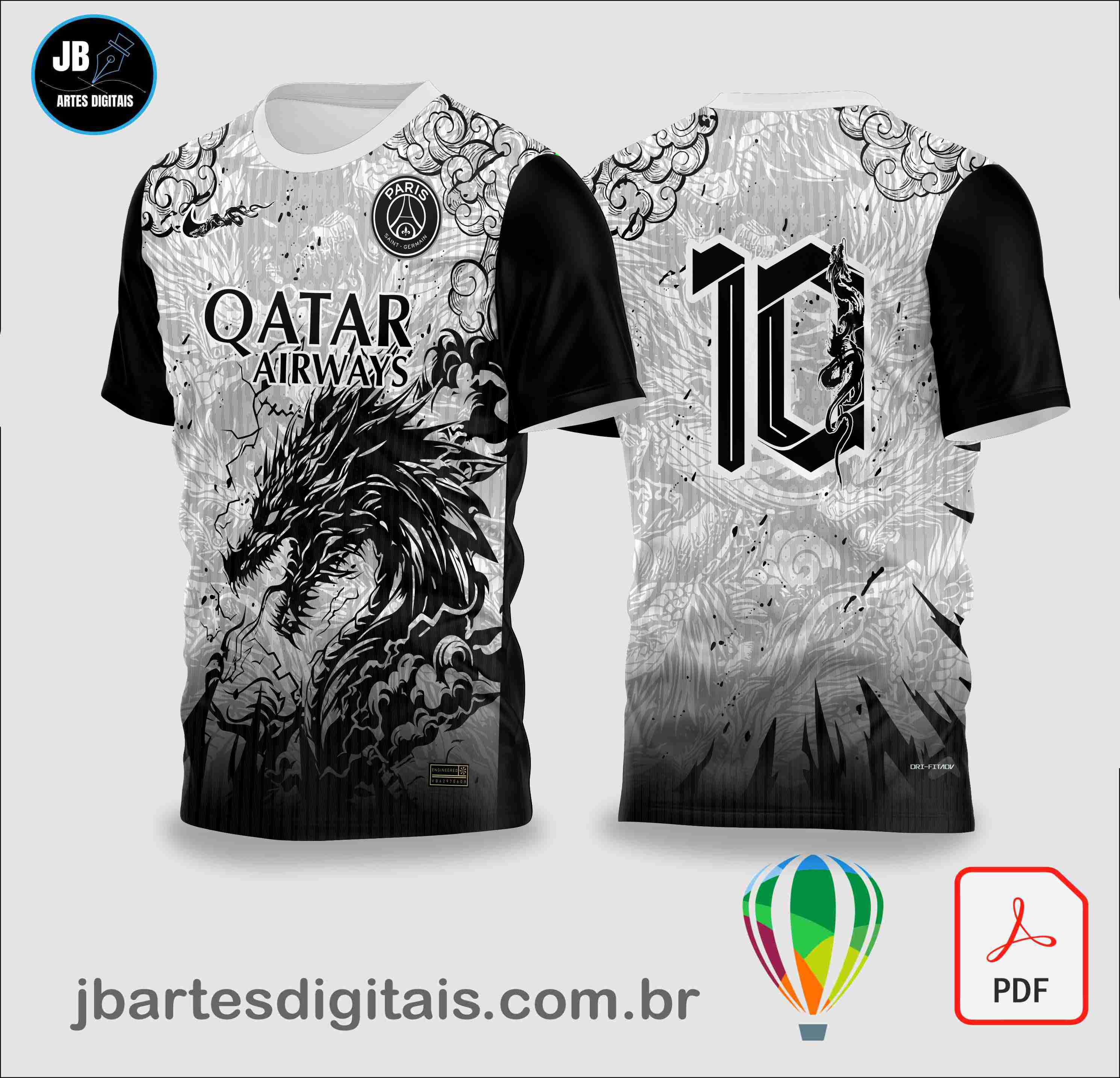 PSG Black Dragon Concept (COREL DRAW)