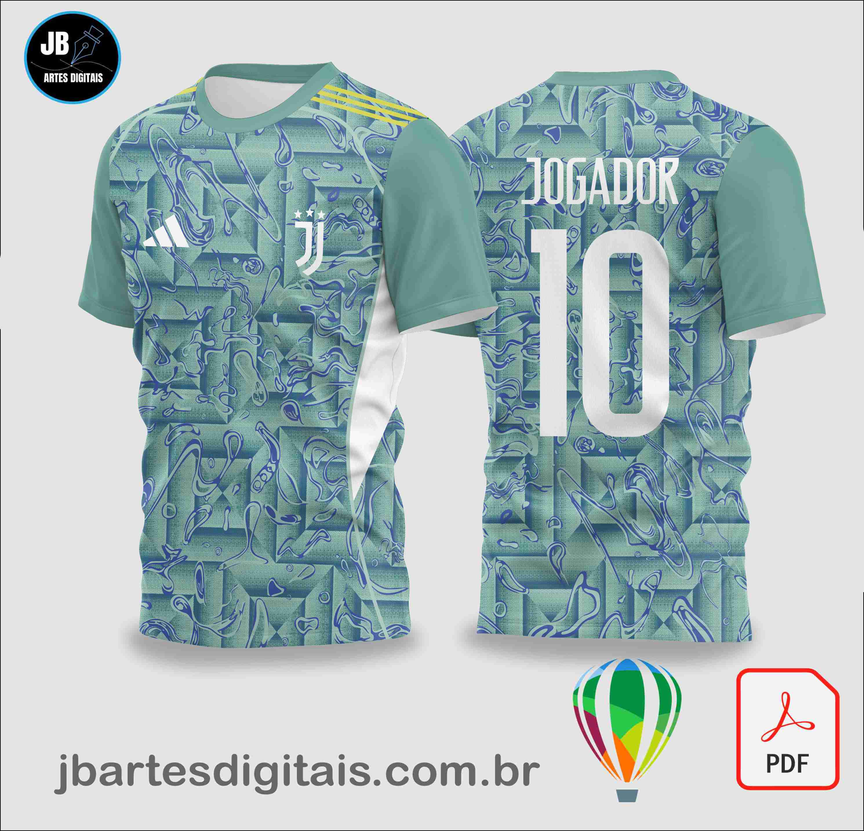 Juventus 2025-26 Home  (COREL DRAW)