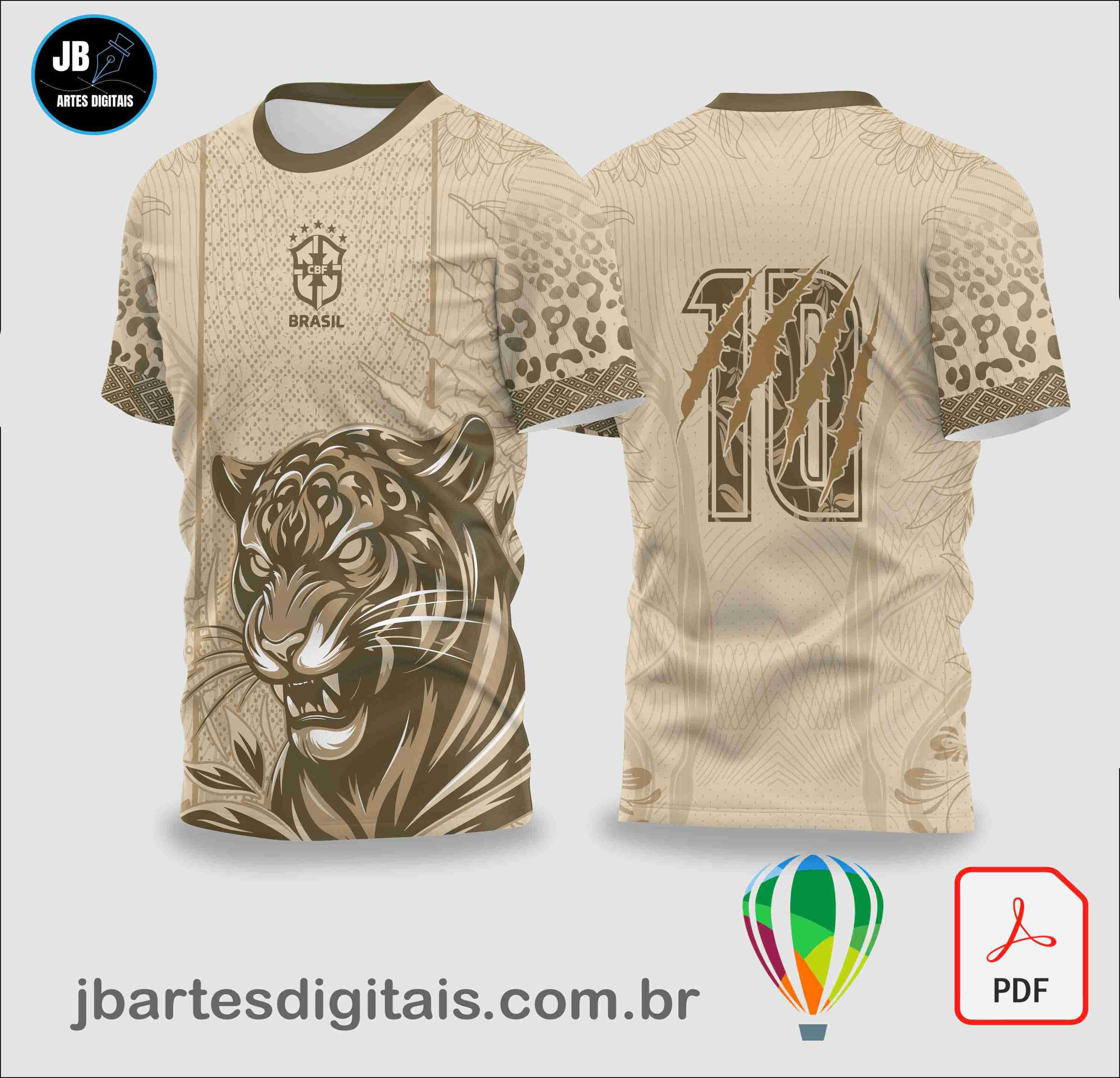 Brasil Interclasse Jaguar Beige (COREL DRAW)