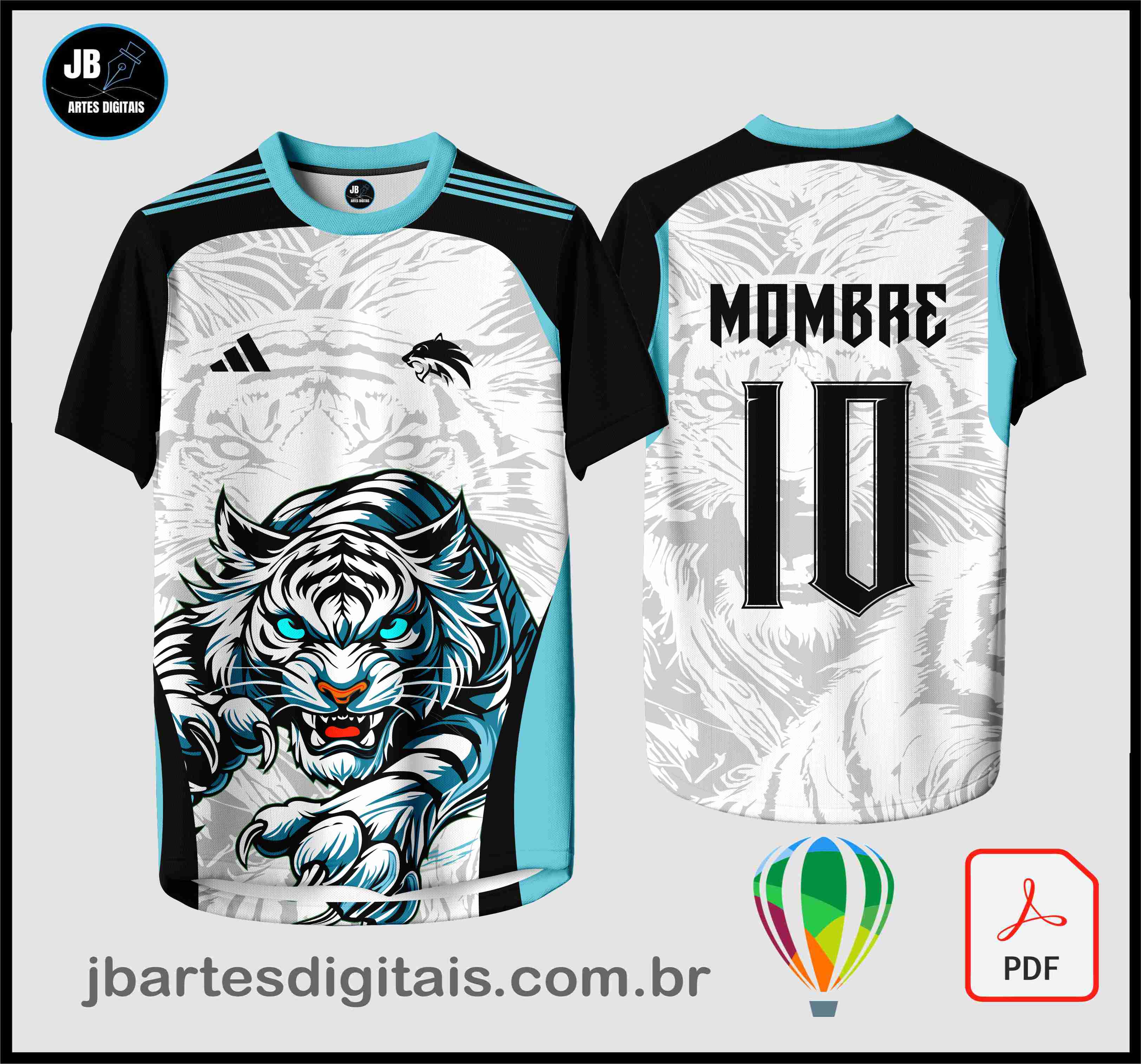 Designs Tiger Concept Interclasse II (COREL DRAW)