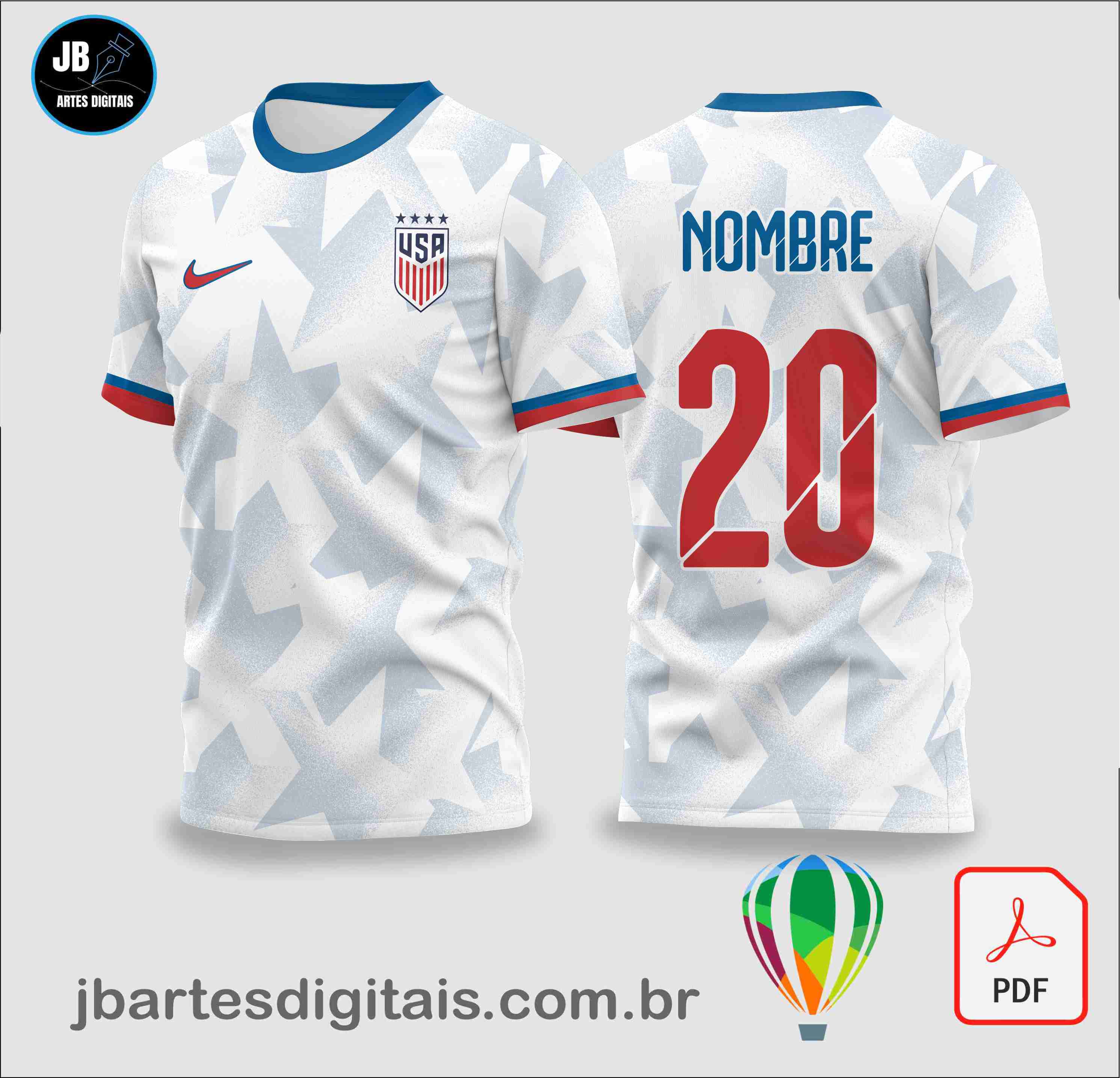 ESTADOS UNIDOS USA ESTRELLAS (COREL DRAW)