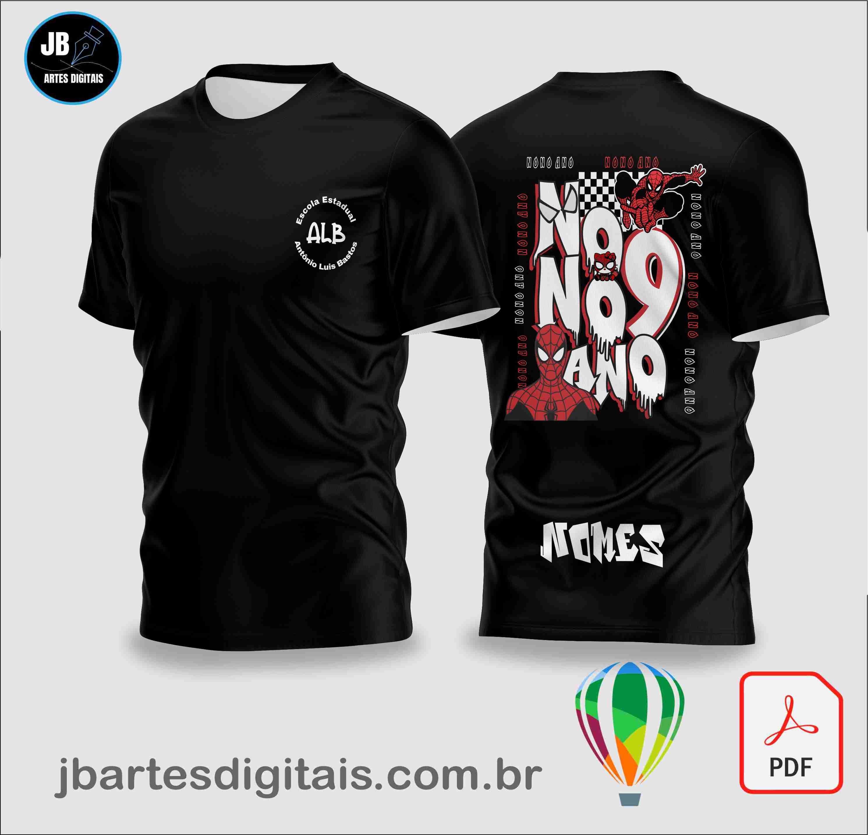 FORMANDOS NONO ANO HOMEM ARANHA