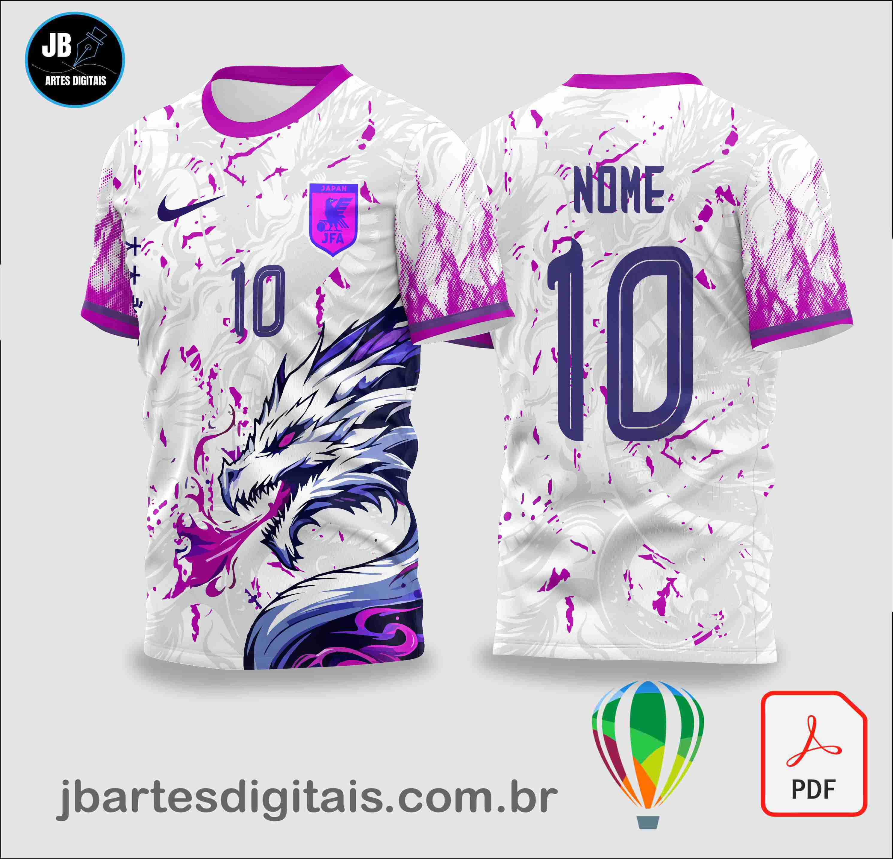 DRAGAO ROXO PATER (COREL DRAW)