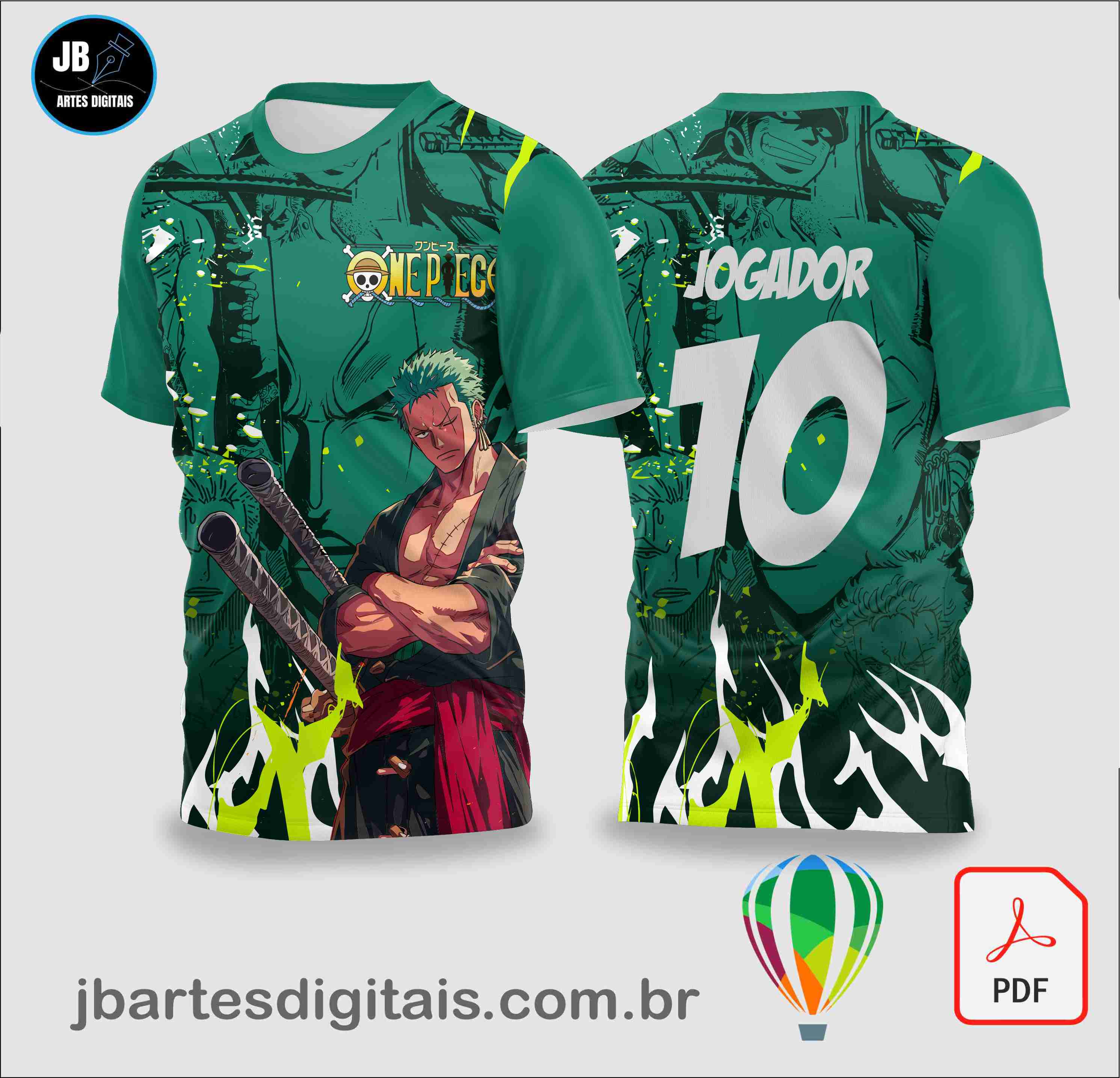 Roronoa Zoro 2026 (COREL DRAW)